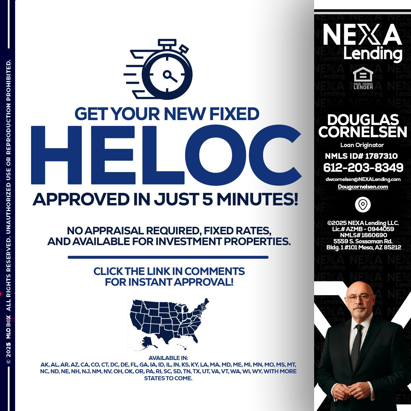 HELOC - Douglas Cornelsen -Loan Originator