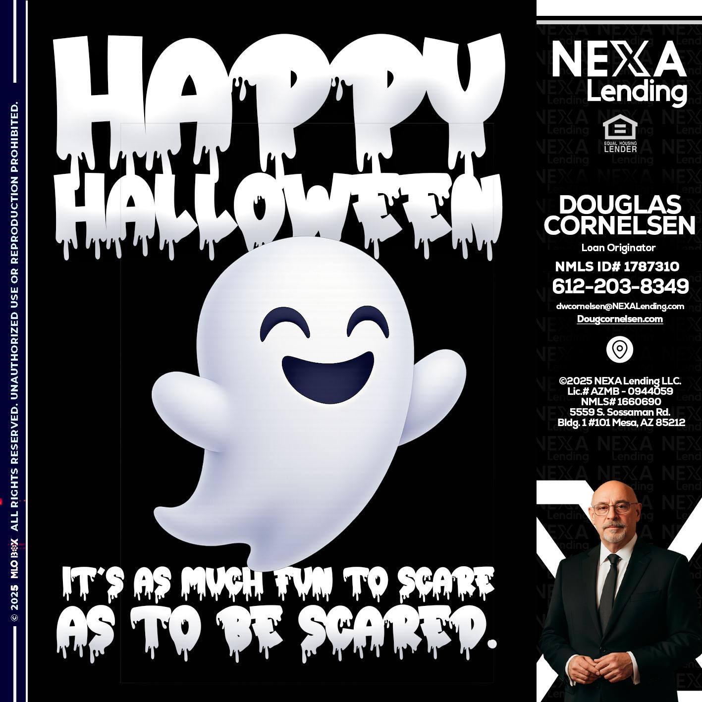 HAPPY HALLOWEEN - Douglas Cornelsen -Loan Originator