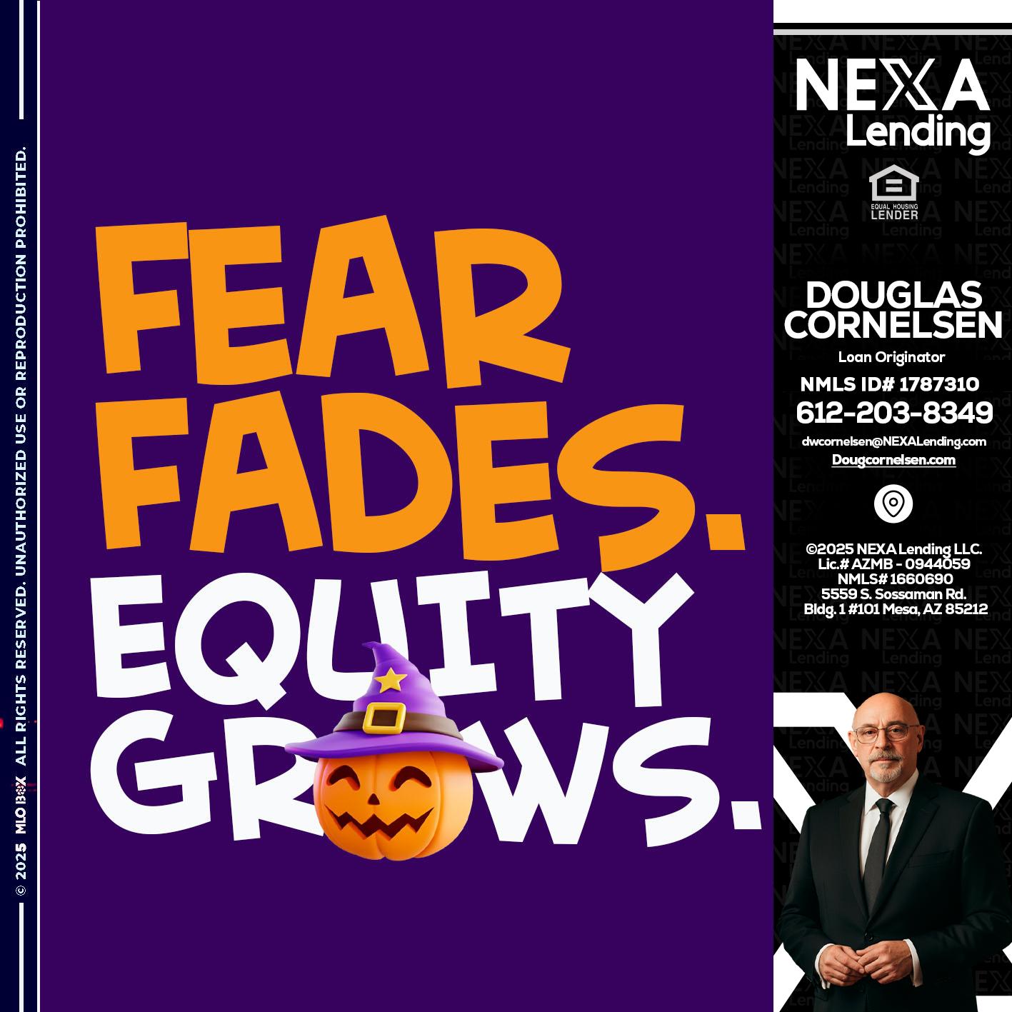 FEAR FADES - Douglas Cornelsen -Loan Originator