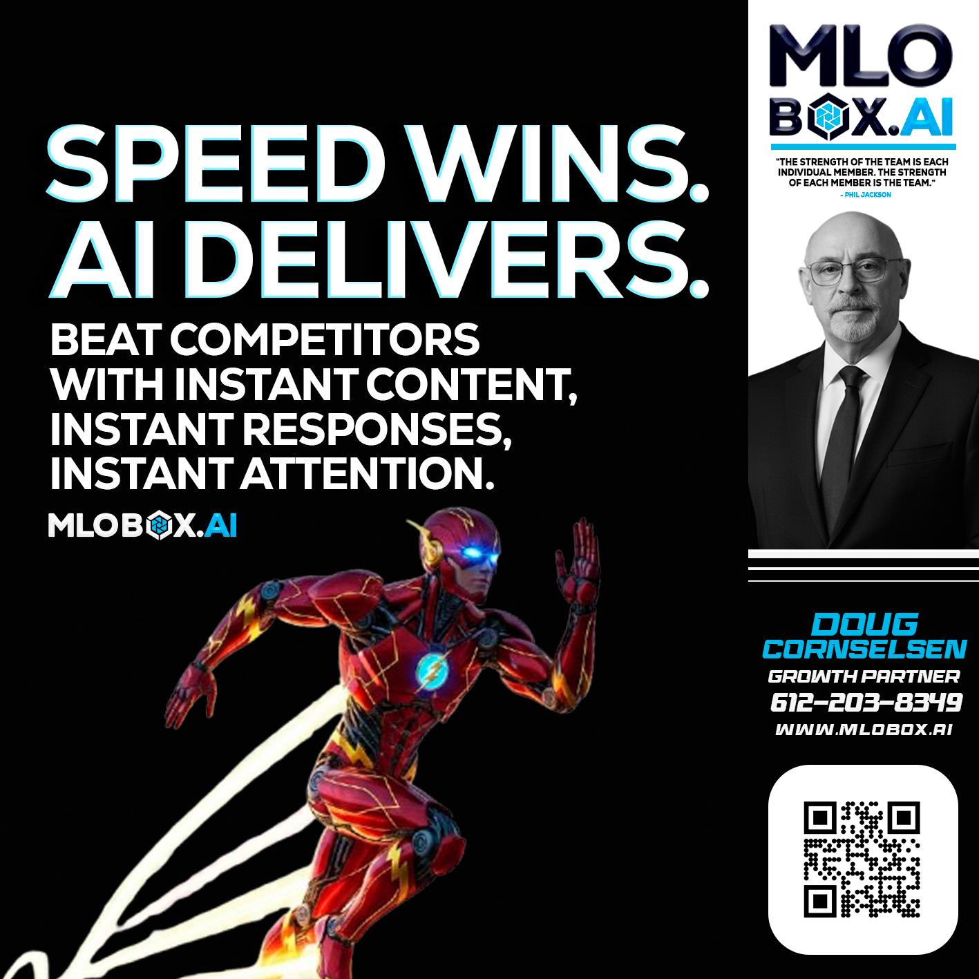 SPEED WINS - Douglas Cornelsen -Loan Originator