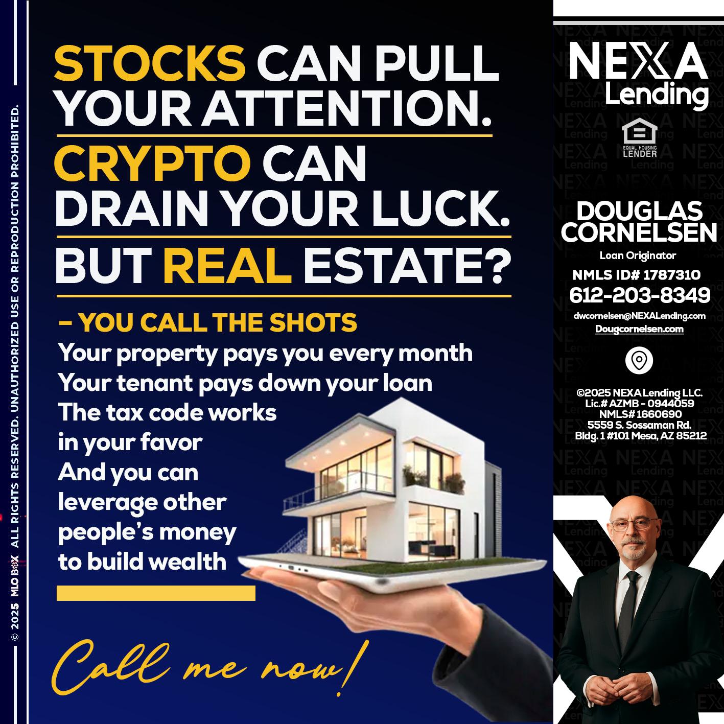 STOCK YOUR - Douglas Cornelsen -Loan Originator