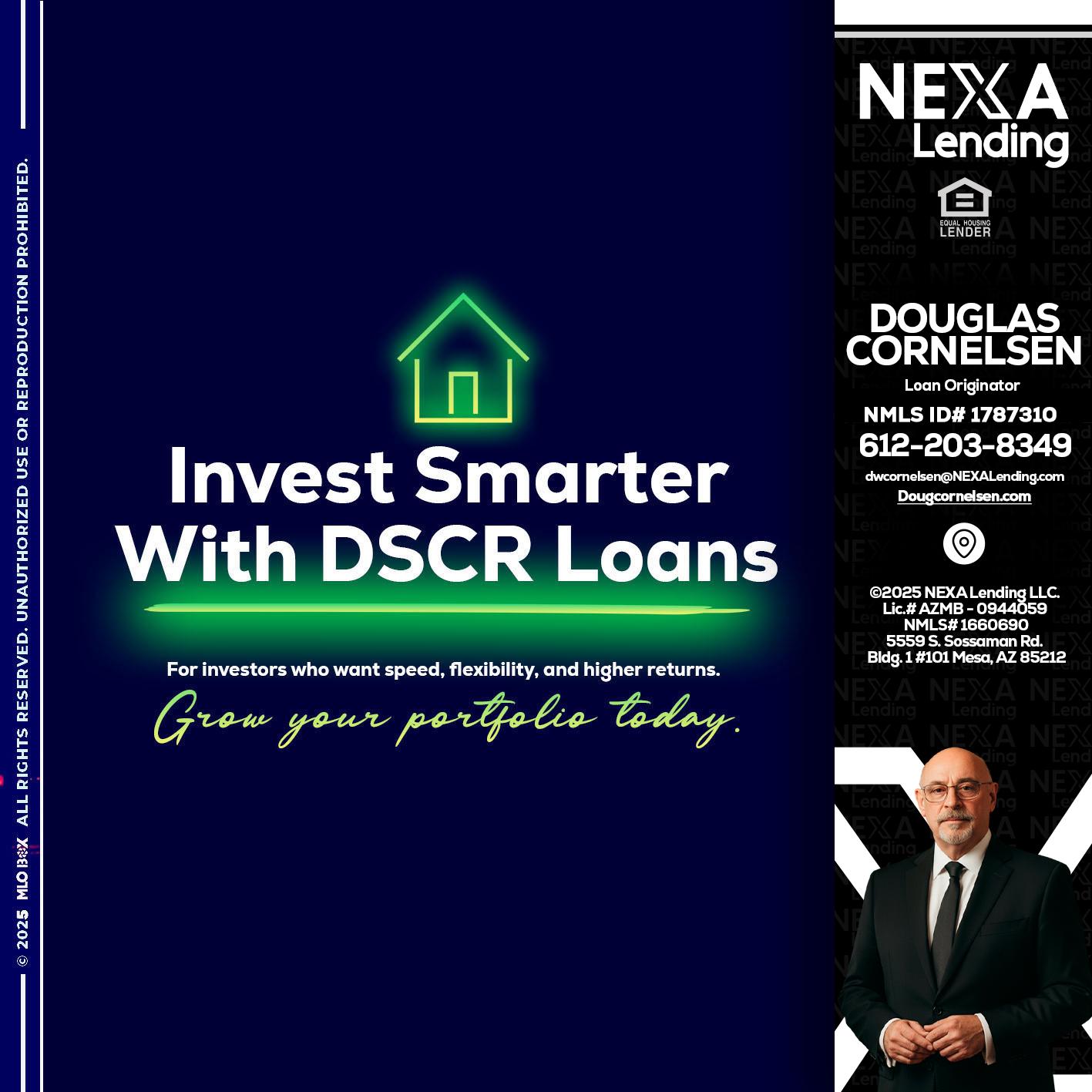 DSCR - Douglas Cornelsen -Loan Originator