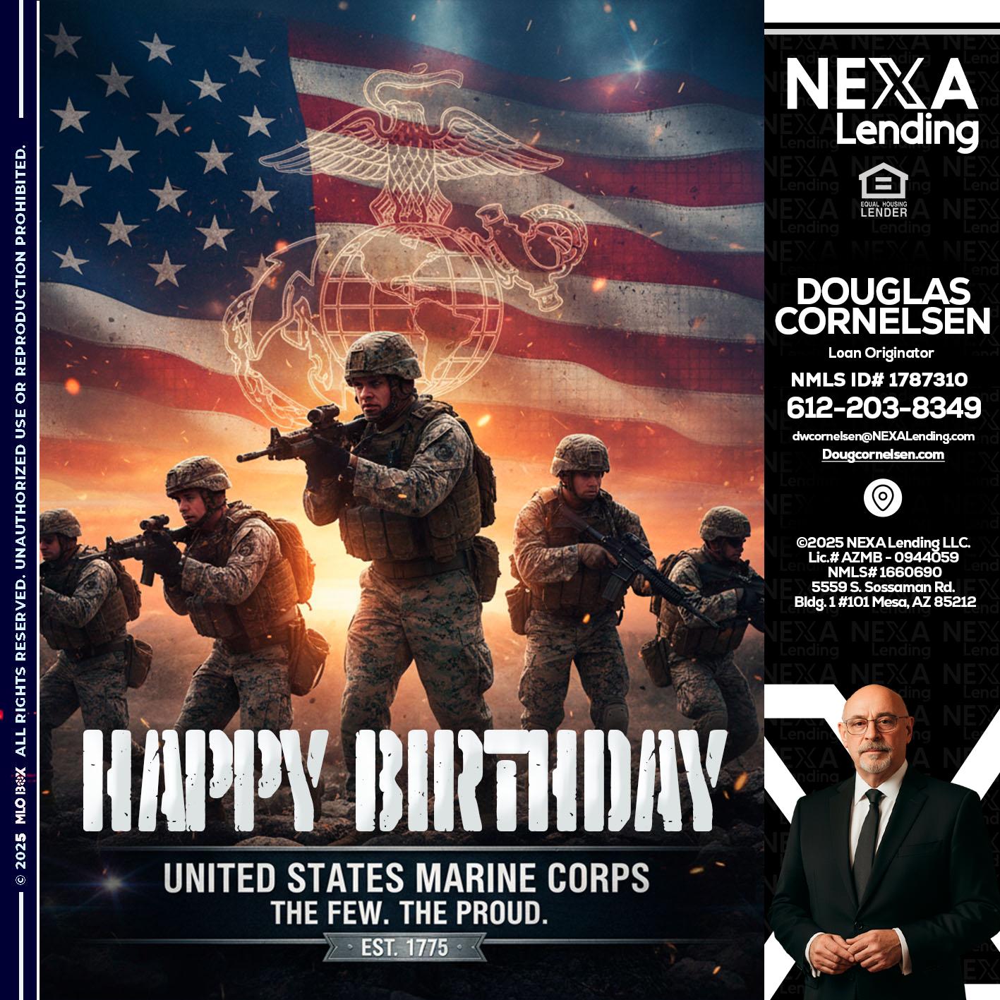 happy birthday - Douglas Cornelsen -Loan Originator