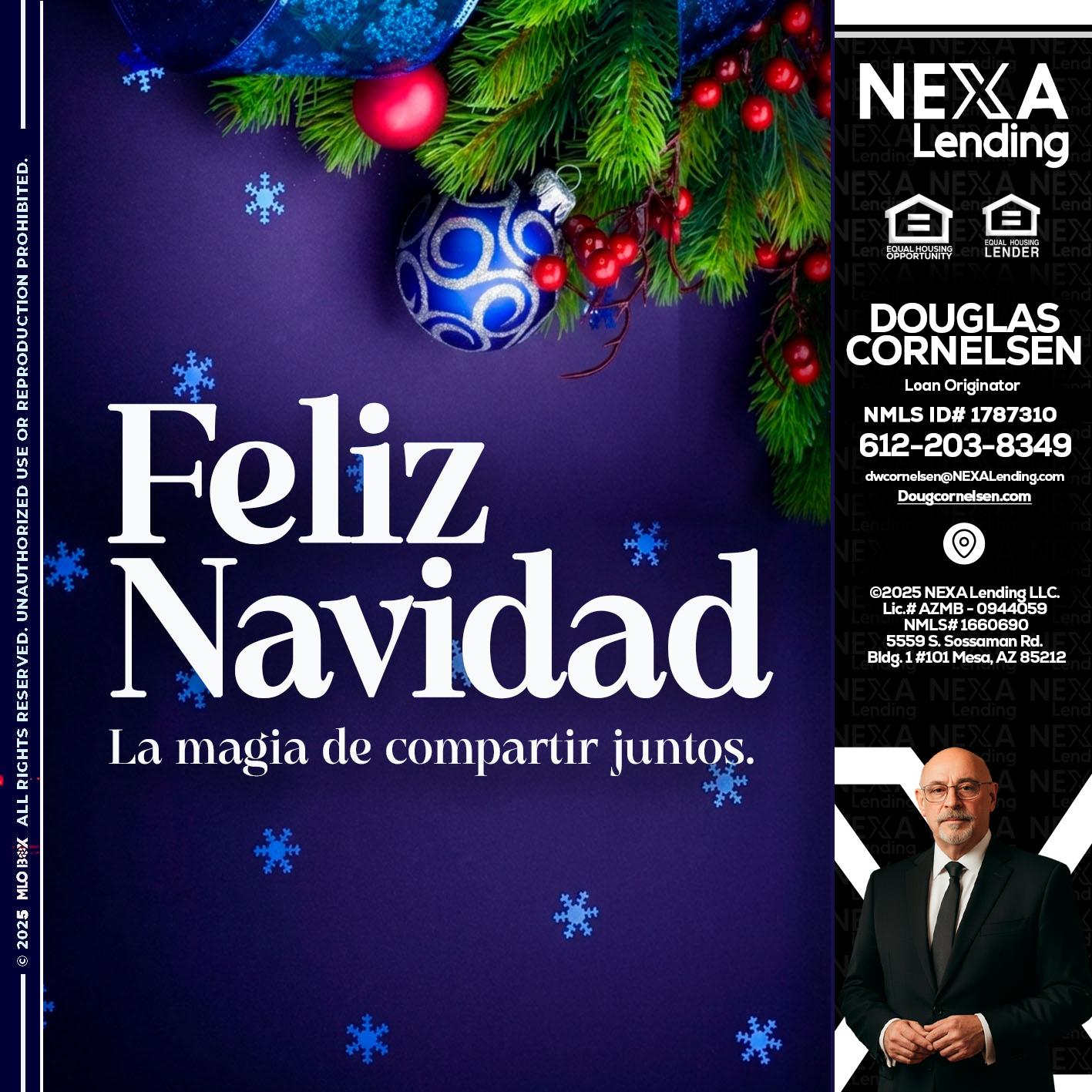 FELIZ NAVIDAD - Douglas Cornelsen -Loan Originator