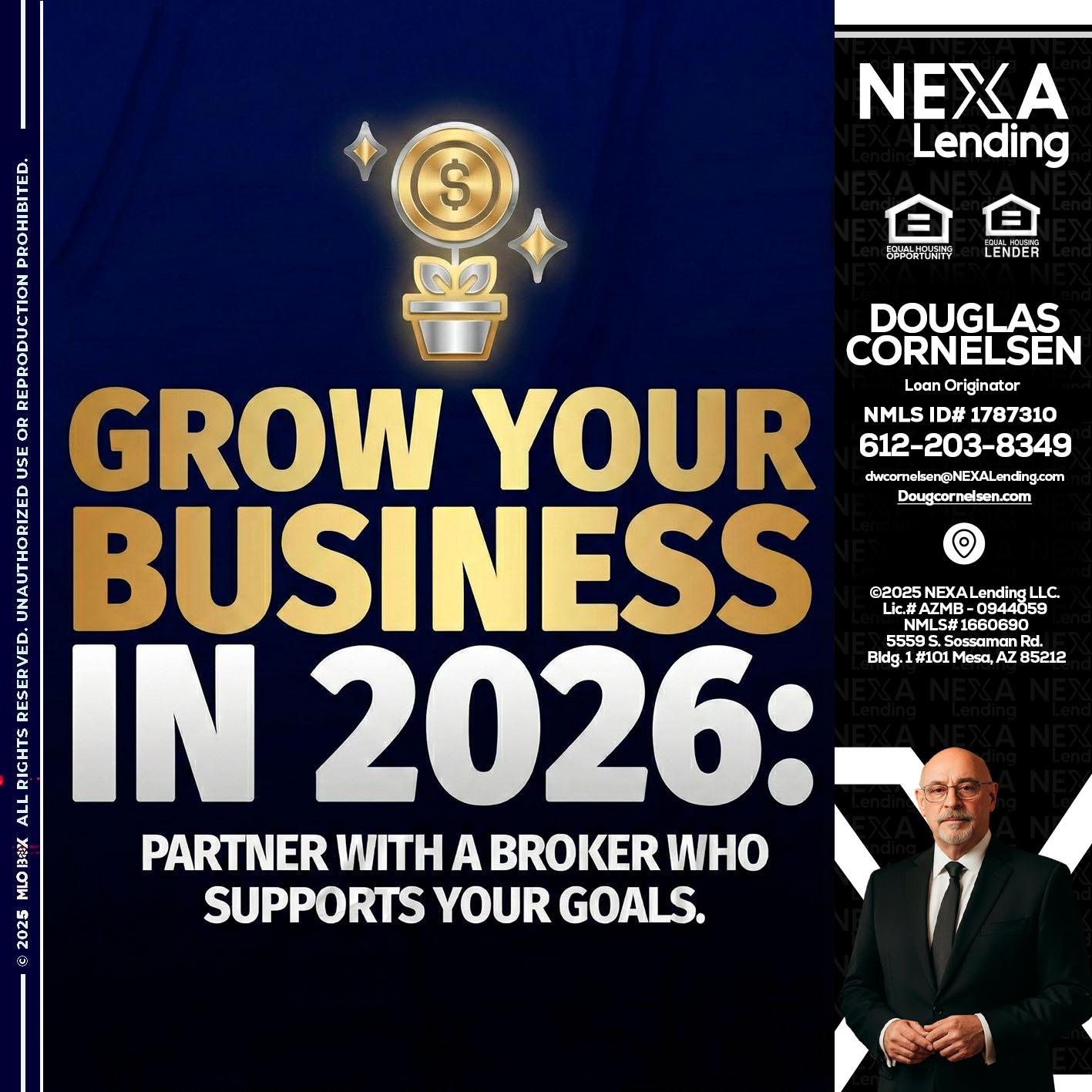 GROW YOUR BUSINESS - Douglas Cornelsen -Loan Originator
