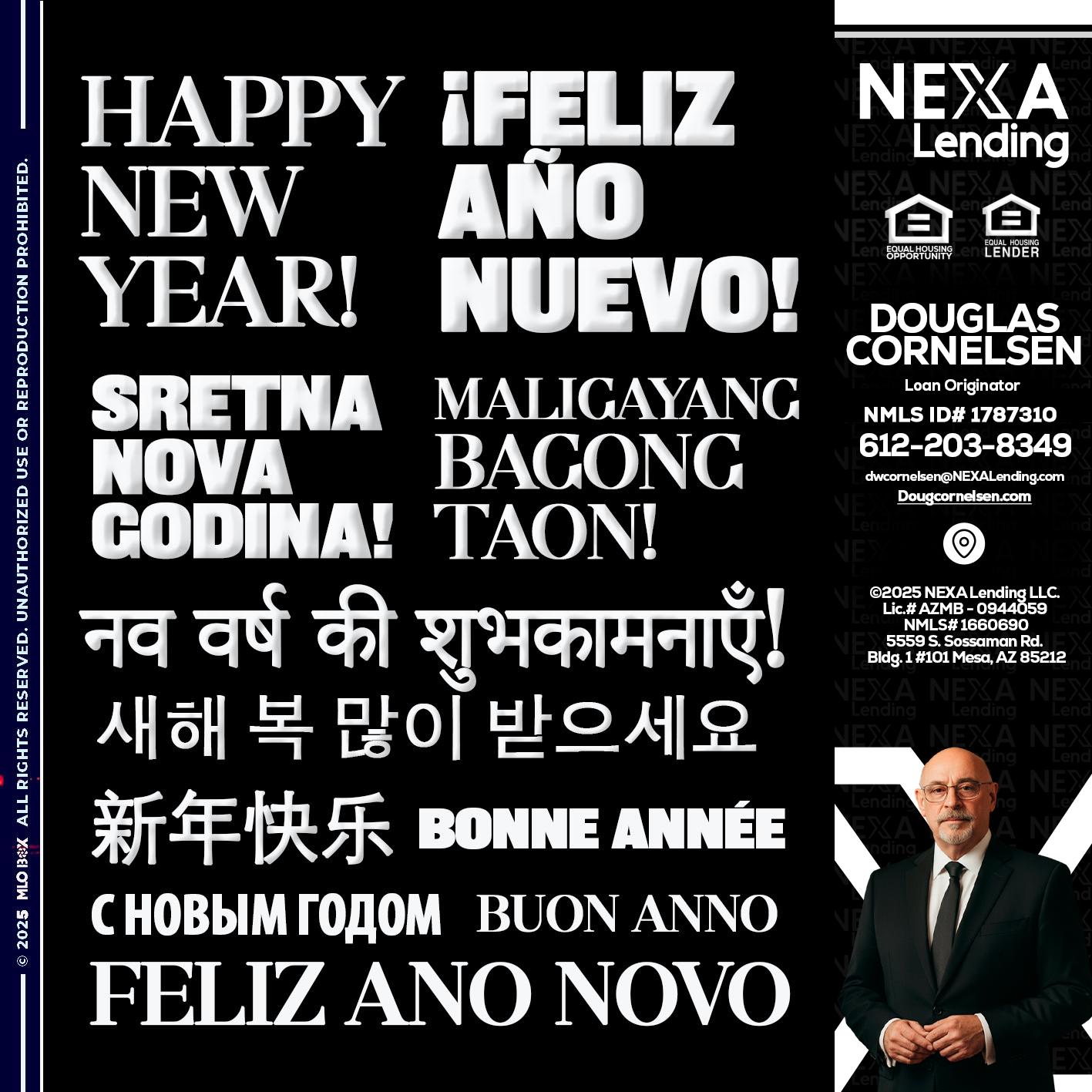 HAPPY NEW YEAR - Douglas Cornelsen -Loan Originator