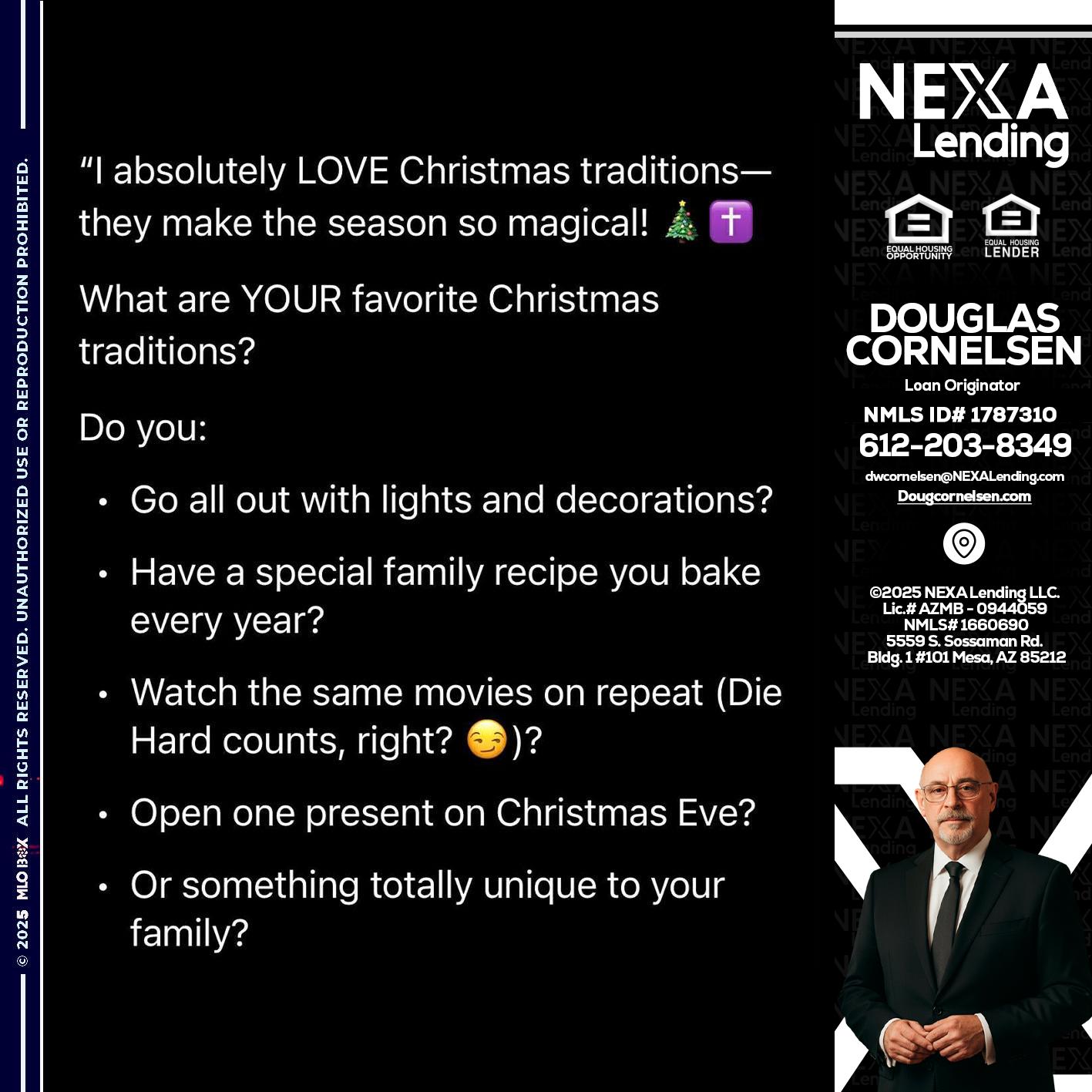 I love christmas - Douglas Cornelsen -Loan Originator