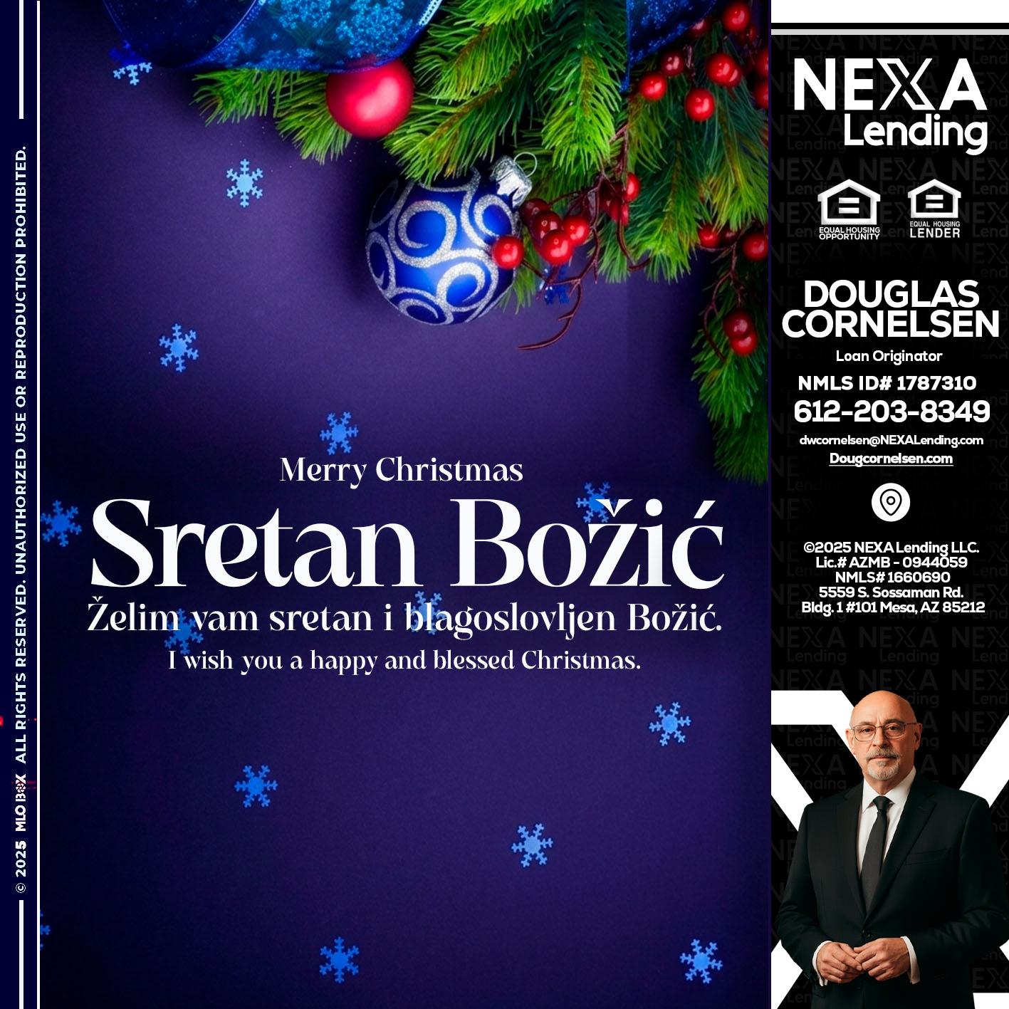 Sretan Božić - Douglas Cornelsen -Loan Originator
