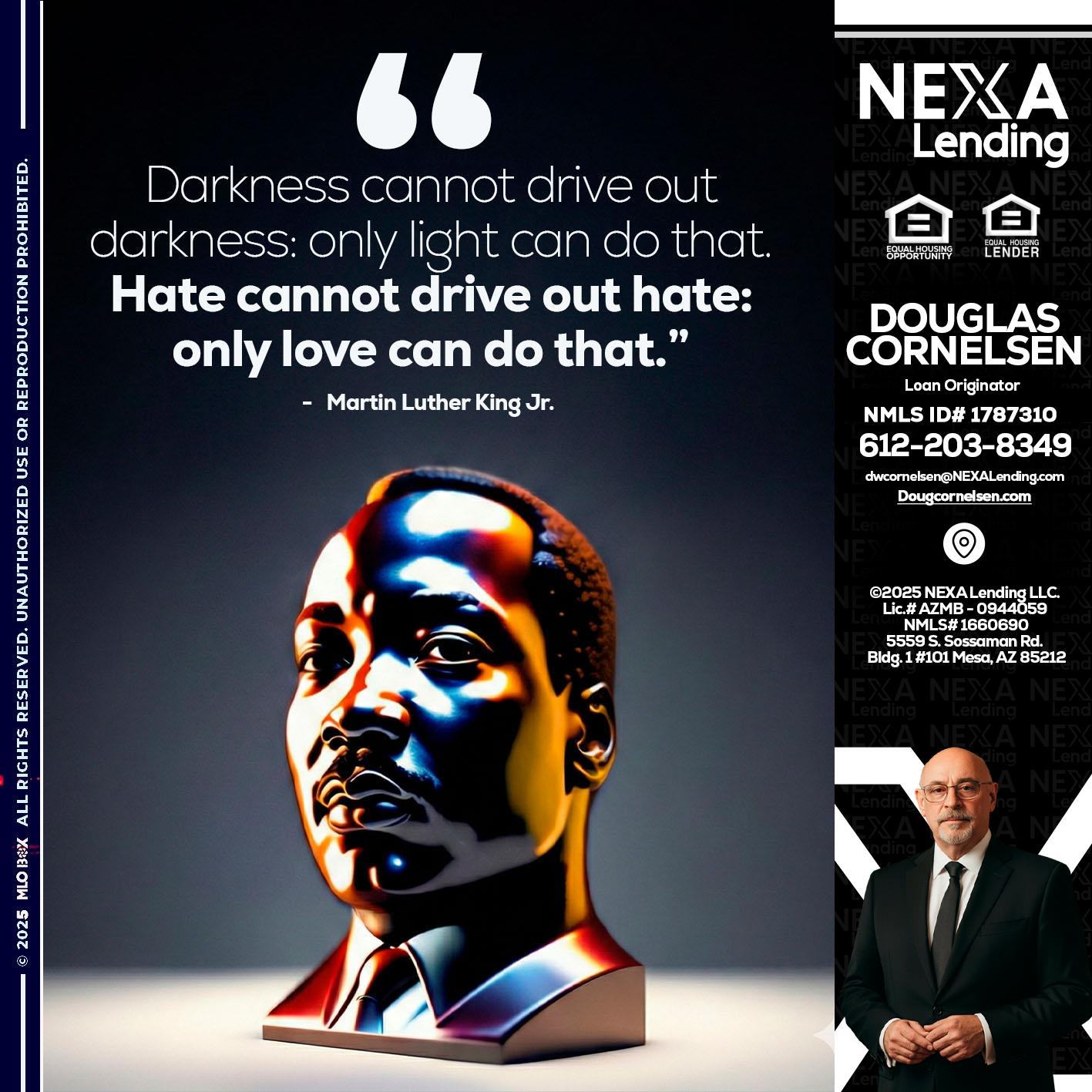 MLK 2026 - Douglas Cornelsen -Loan Originator