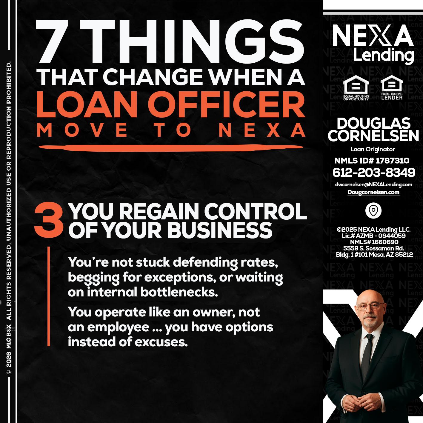 7 things (3) - Douglas Cornelsen -Loan Originator