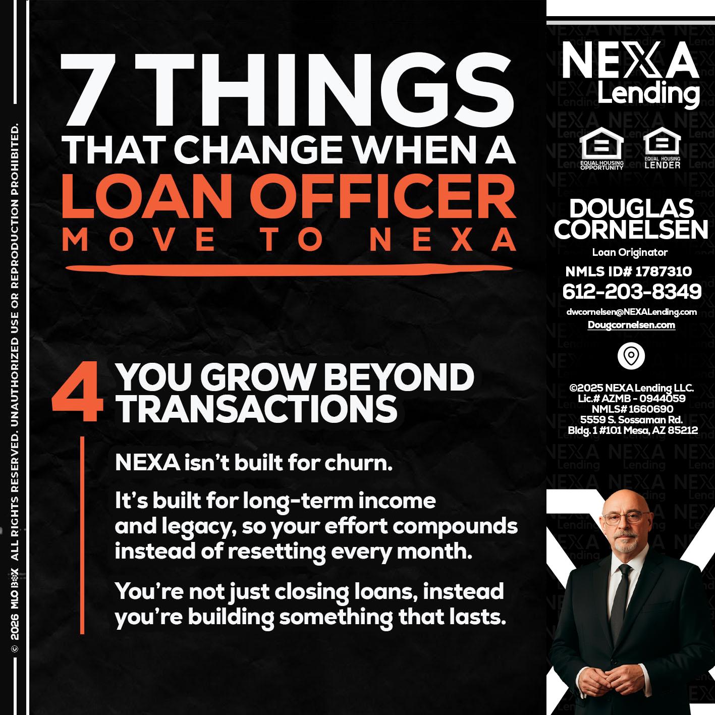 7 THINGS (4) - Douglas Cornelsen -Loan Originator