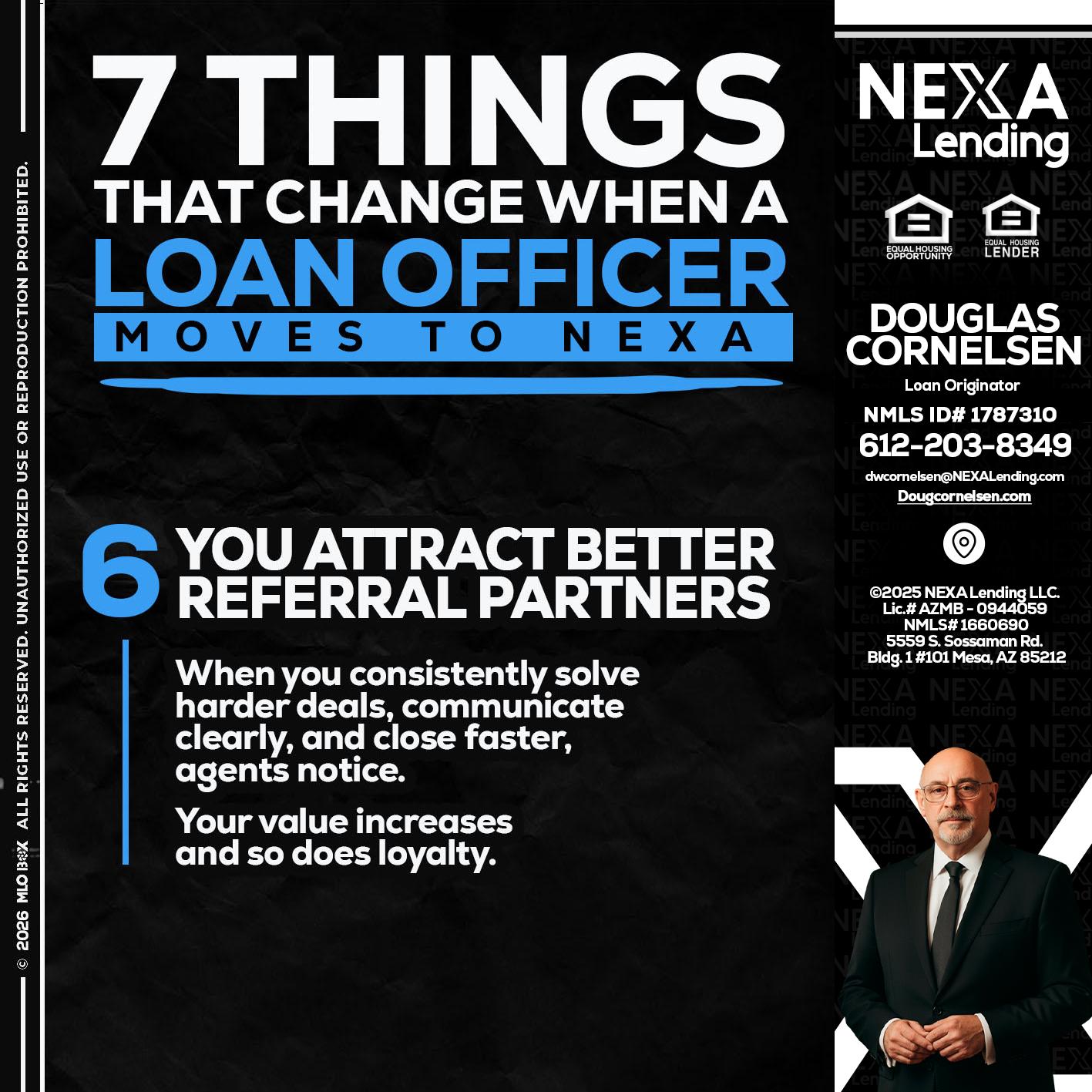 7 THINGS (6) - Douglas Cornelsen -Loan Originator
