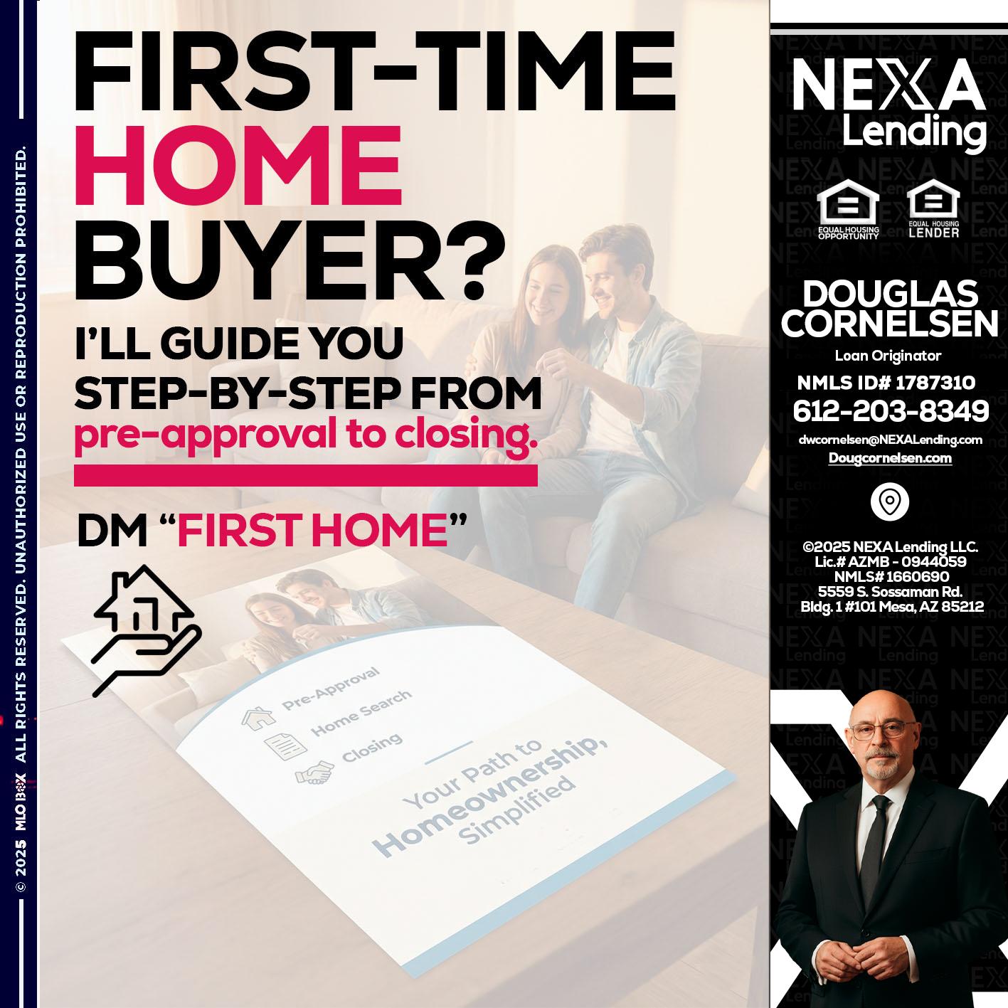 first time home buyer - Douglas Cornelsen -Loan Originator