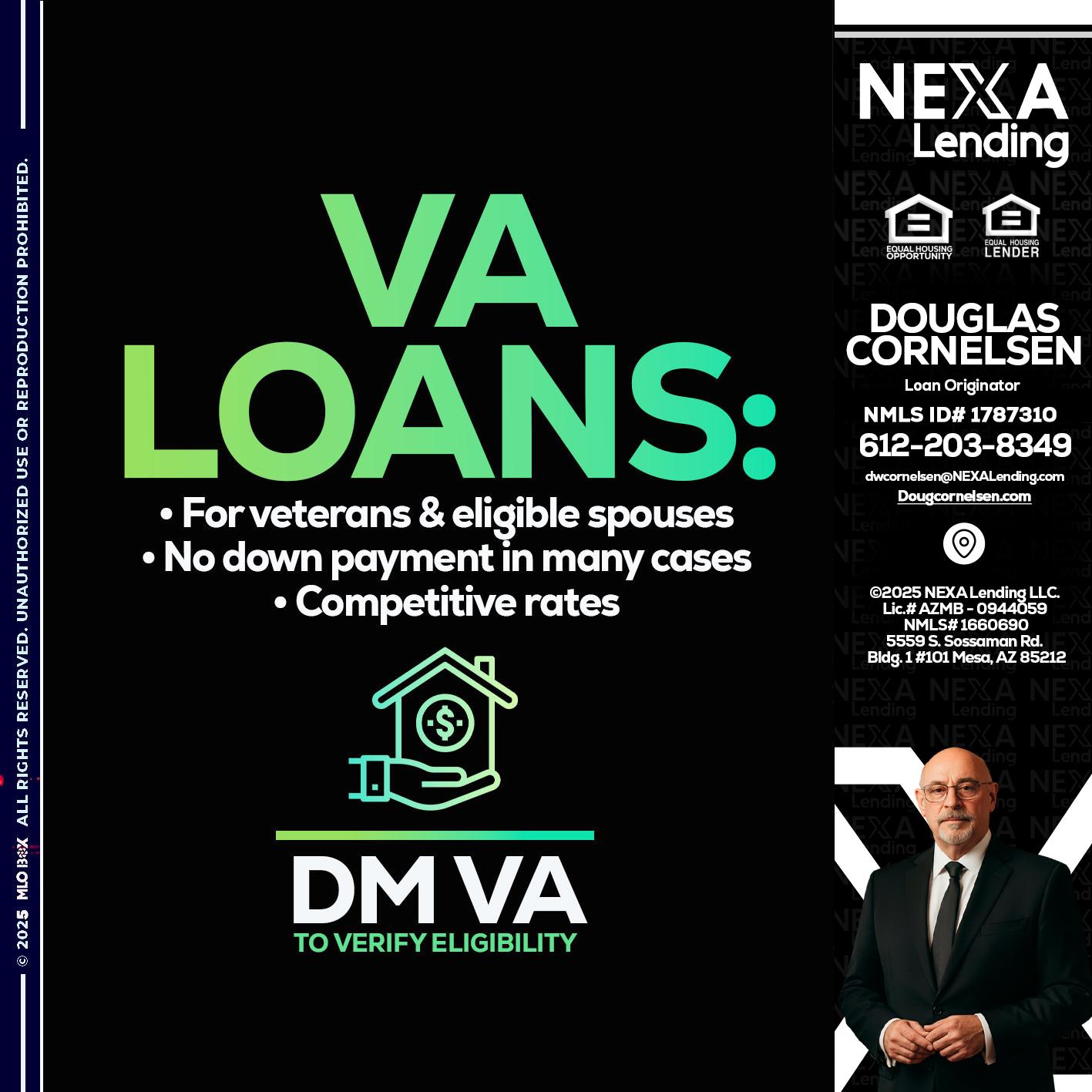 VA LOANS - Douglas Cornelsen -Loan Originator