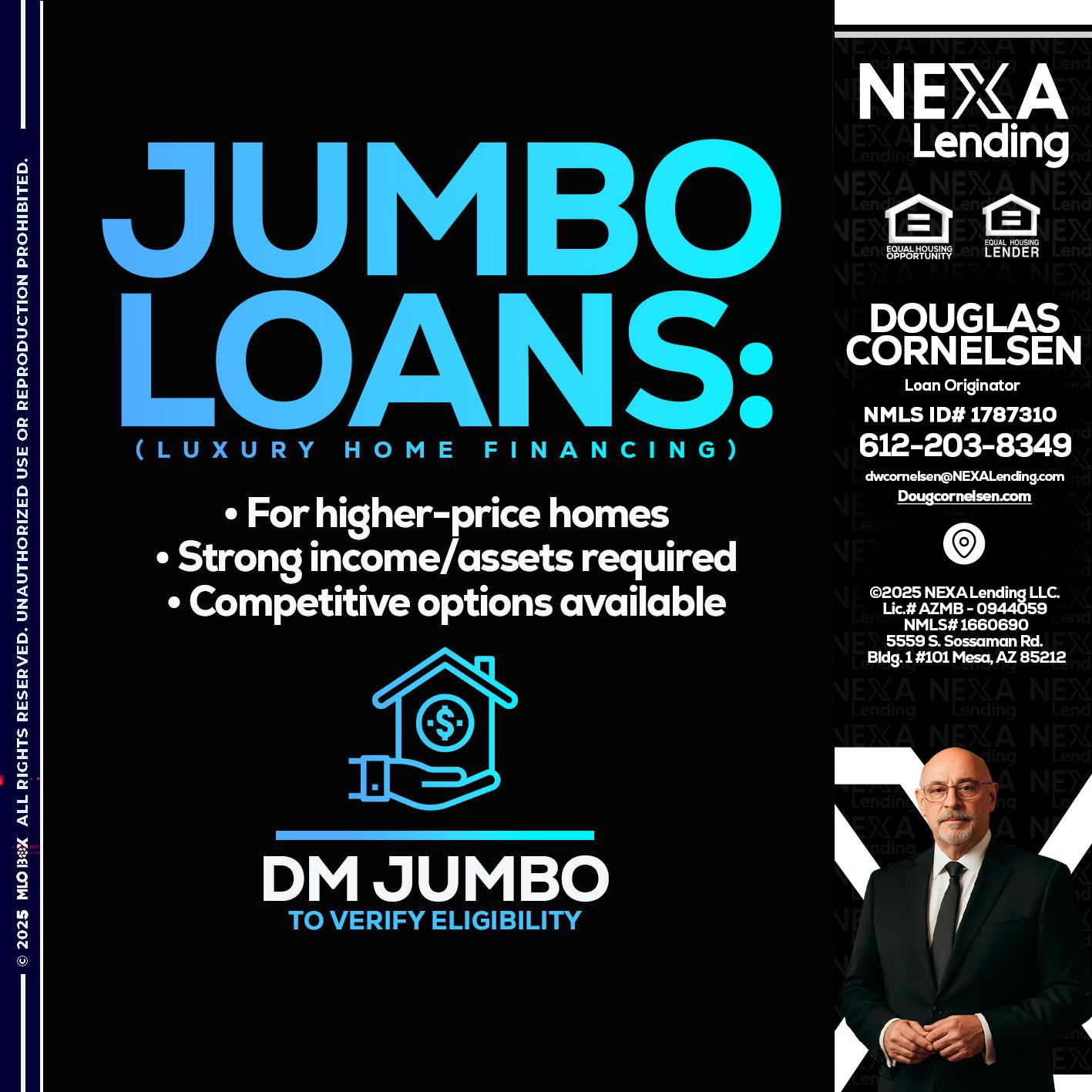 JUMBO LOANS - Douglas Cornelsen -Loan Originator
