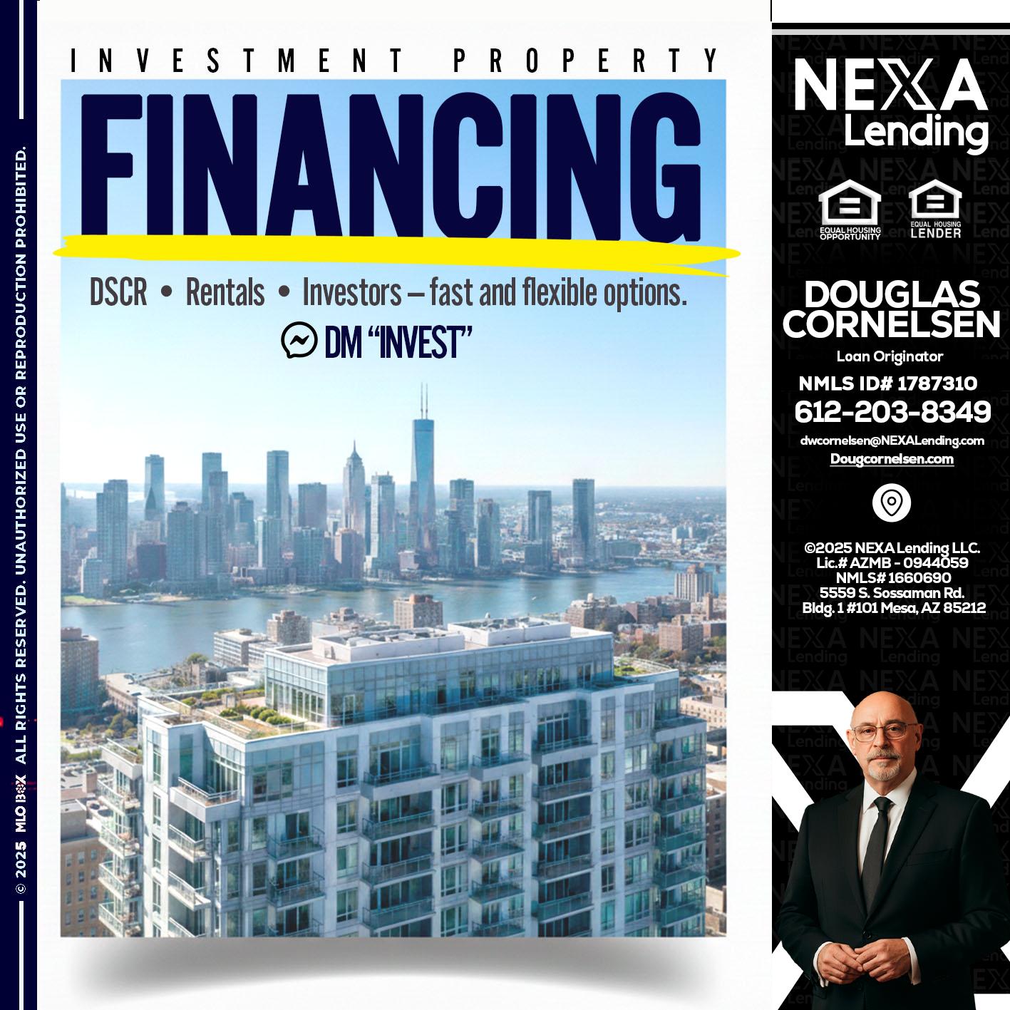 FINANCING - Douglas Cornelsen -Loan Originator