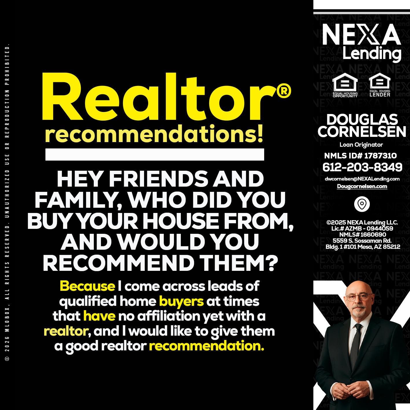 REALTOR - Douglas Cornelsen -Loan Originator
