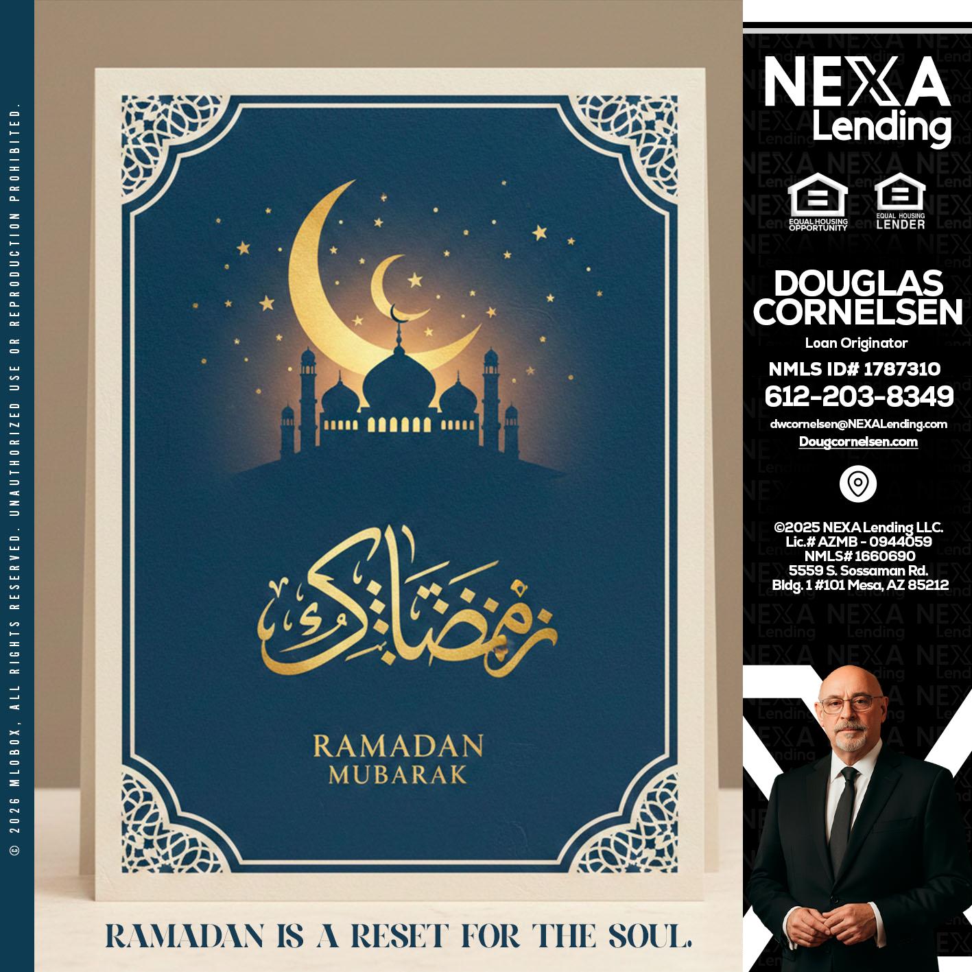 HAPPY RAMADAN - Douglas Cornelsen -Loan Originator