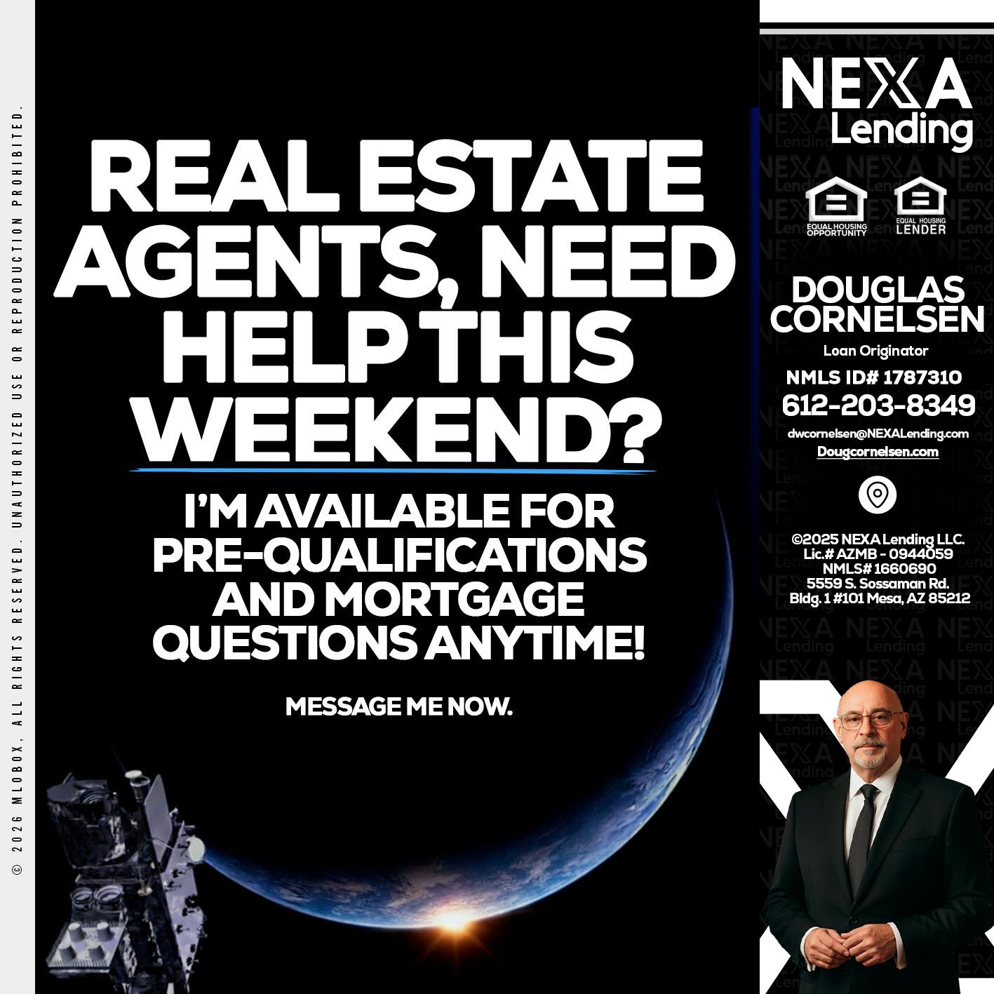 REAL ESTATE AGENTS - Douglas Cornelsen -Loan Originator