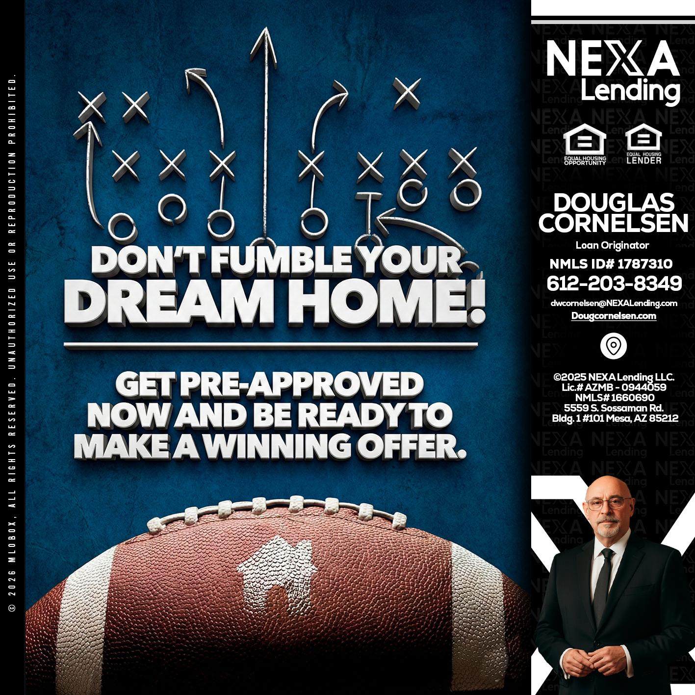 dont fumble - Douglas Cornelsen -Loan Originator