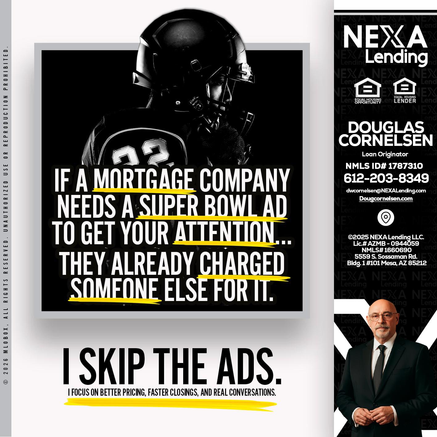 if a mortgage ad - Douglas Cornelsen -Loan Originator