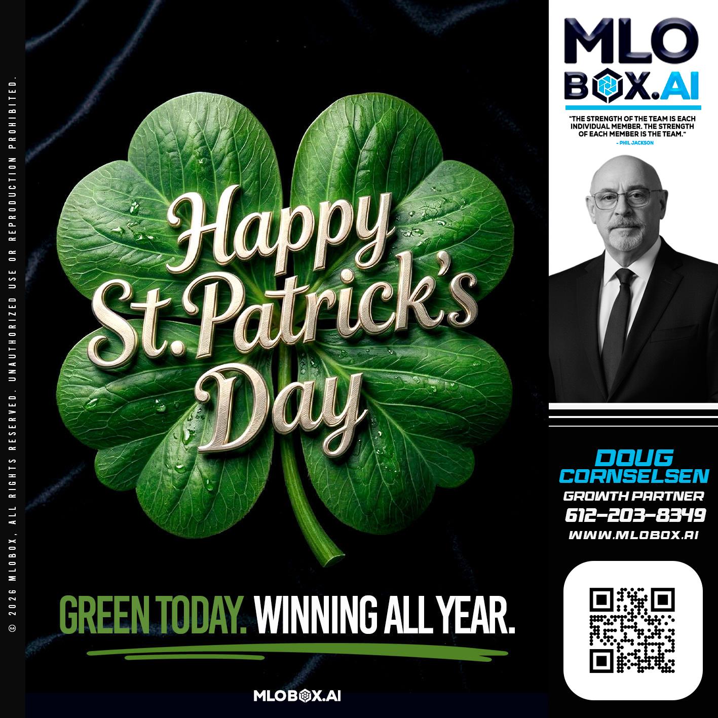 happy st Patricks day - Douglas Cornelsen -Loan Originator