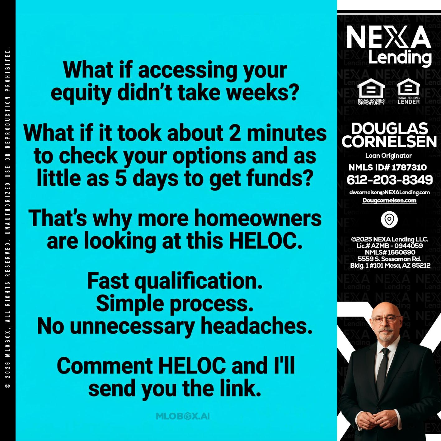 what if - Douglas Cornelsen -Loan Originator