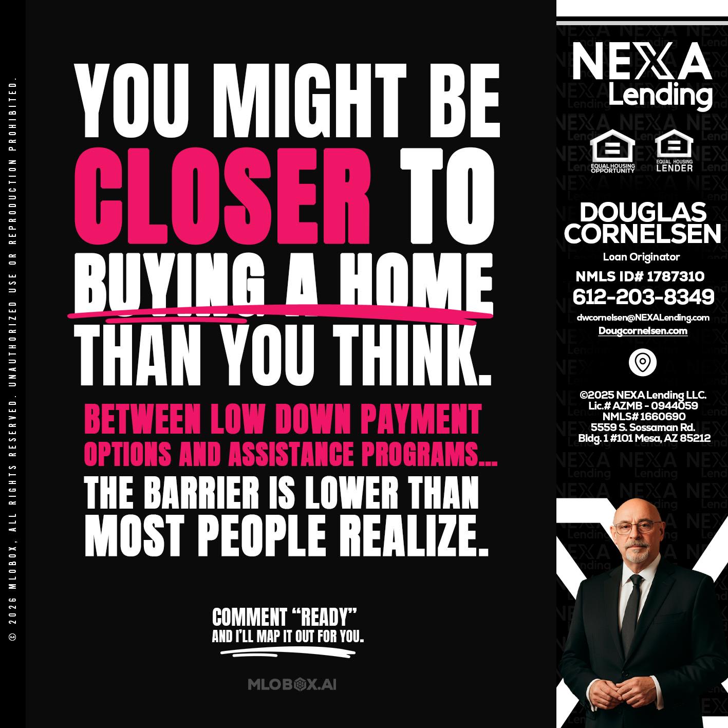 YOU MIGHT BE - Douglas Cornelsen -Loan Originator