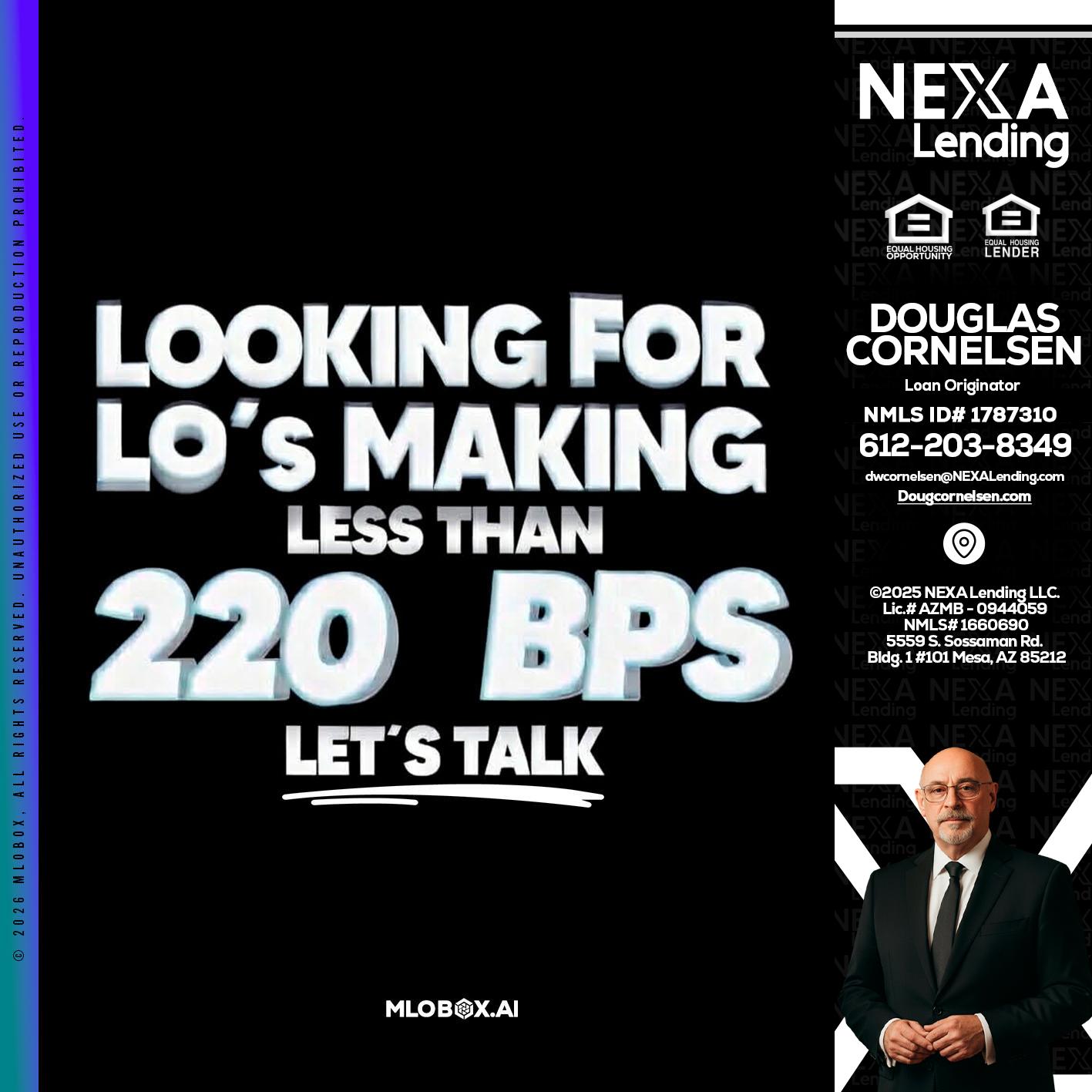 LOOKING FOR - Douglas Cornelsen -Loan Originator