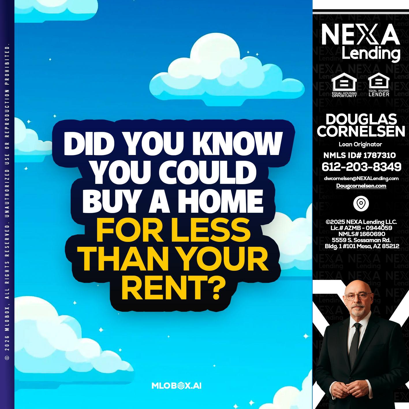 DID YOU KNOW - Douglas Cornelsen -Loan Originator