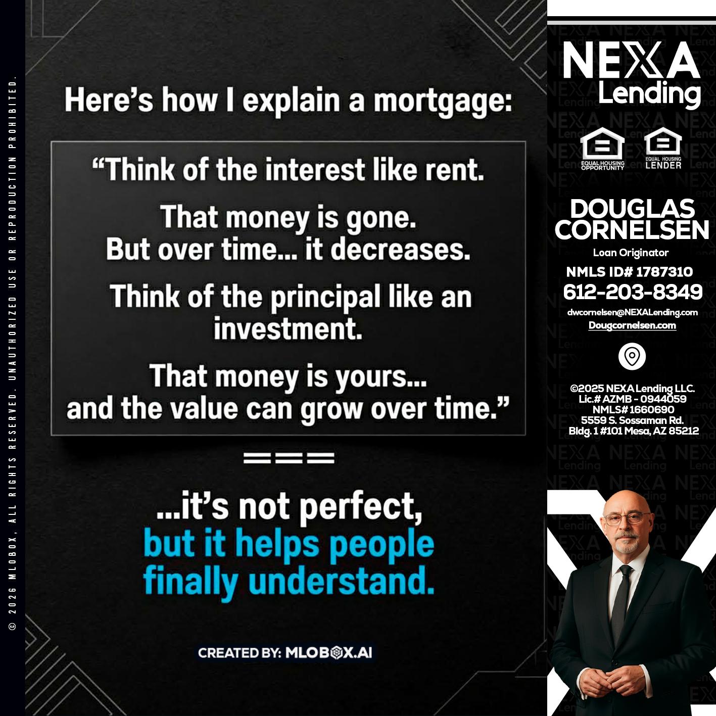 HERES NOW - Douglas Cornelsen -Loan Originator