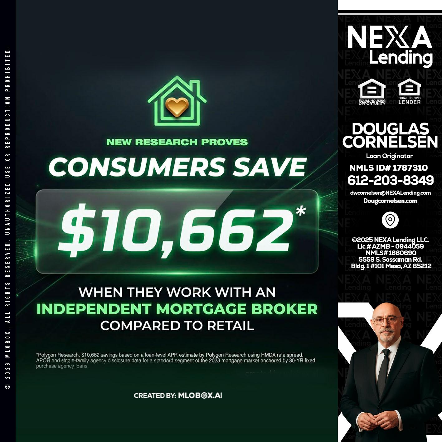 10,662 - Douglas Cornelsen -Loan Originator