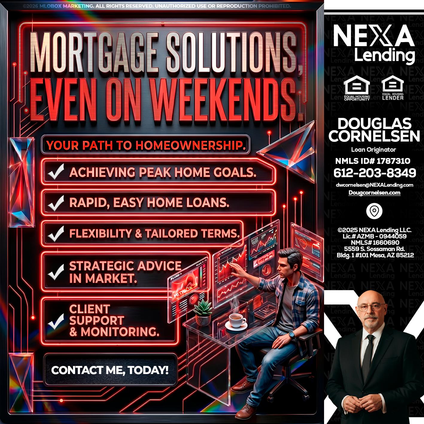 WEEKEND SOLUTIONS - Douglas Cornelsen -Loan Originator