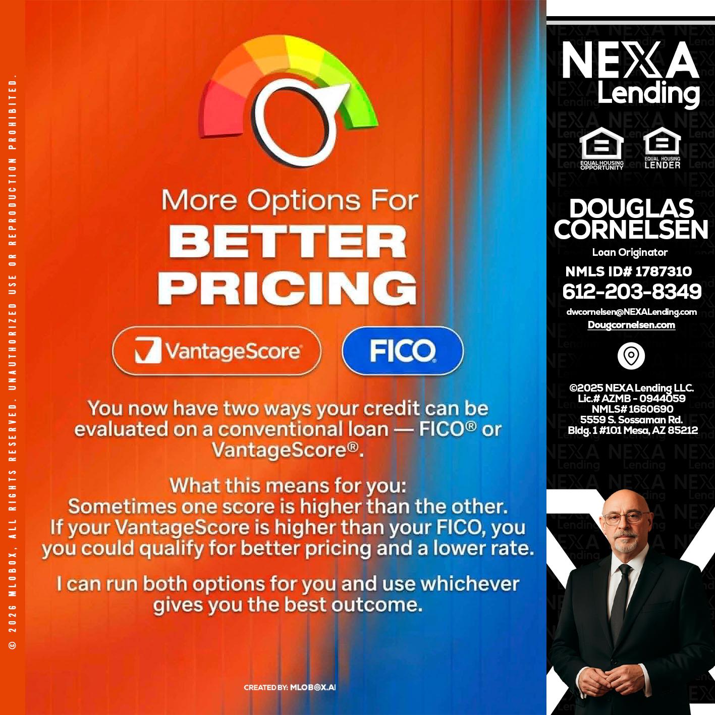 BETTER PRICING - Douglas Cornelsen -Loan Originator