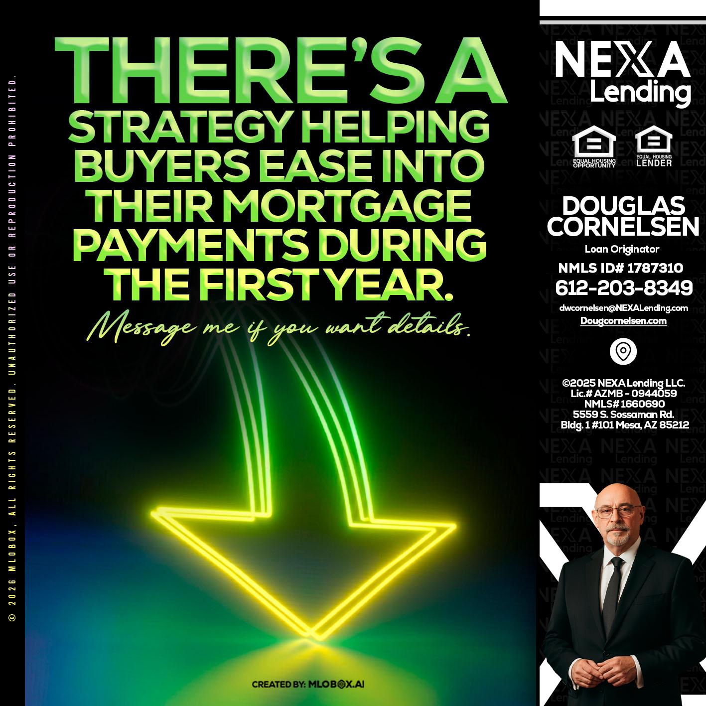 THERES A STATEGY - Douglas Cornelsen -Loan Originator