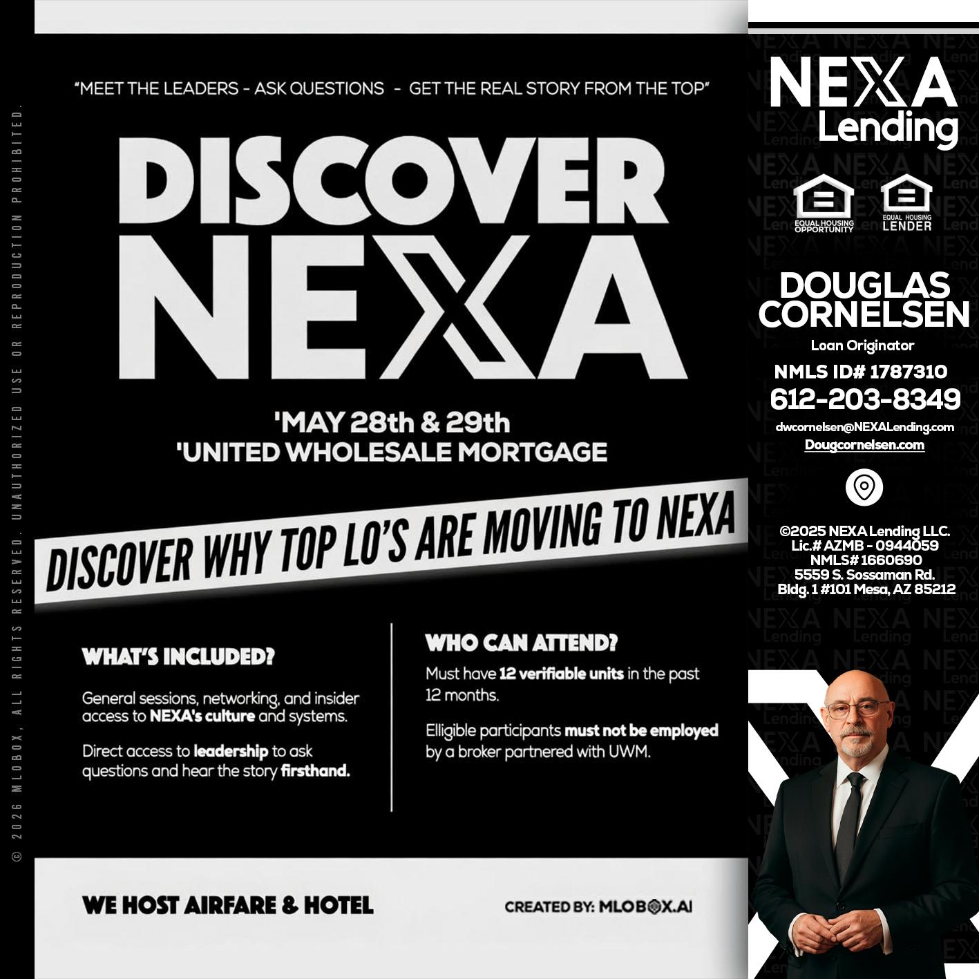 DISCOVER NEXA - Douglas Cornelsen -Loan Originator