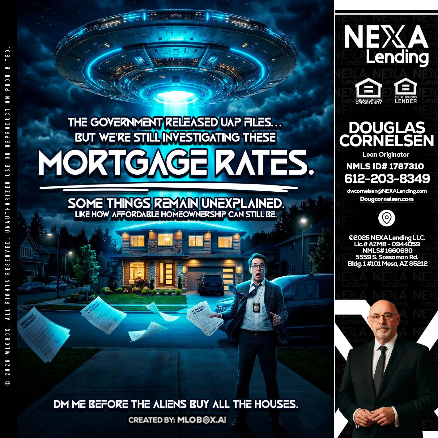 MORTGAGE RATES - Douglas Cornelsen -Loan Originator