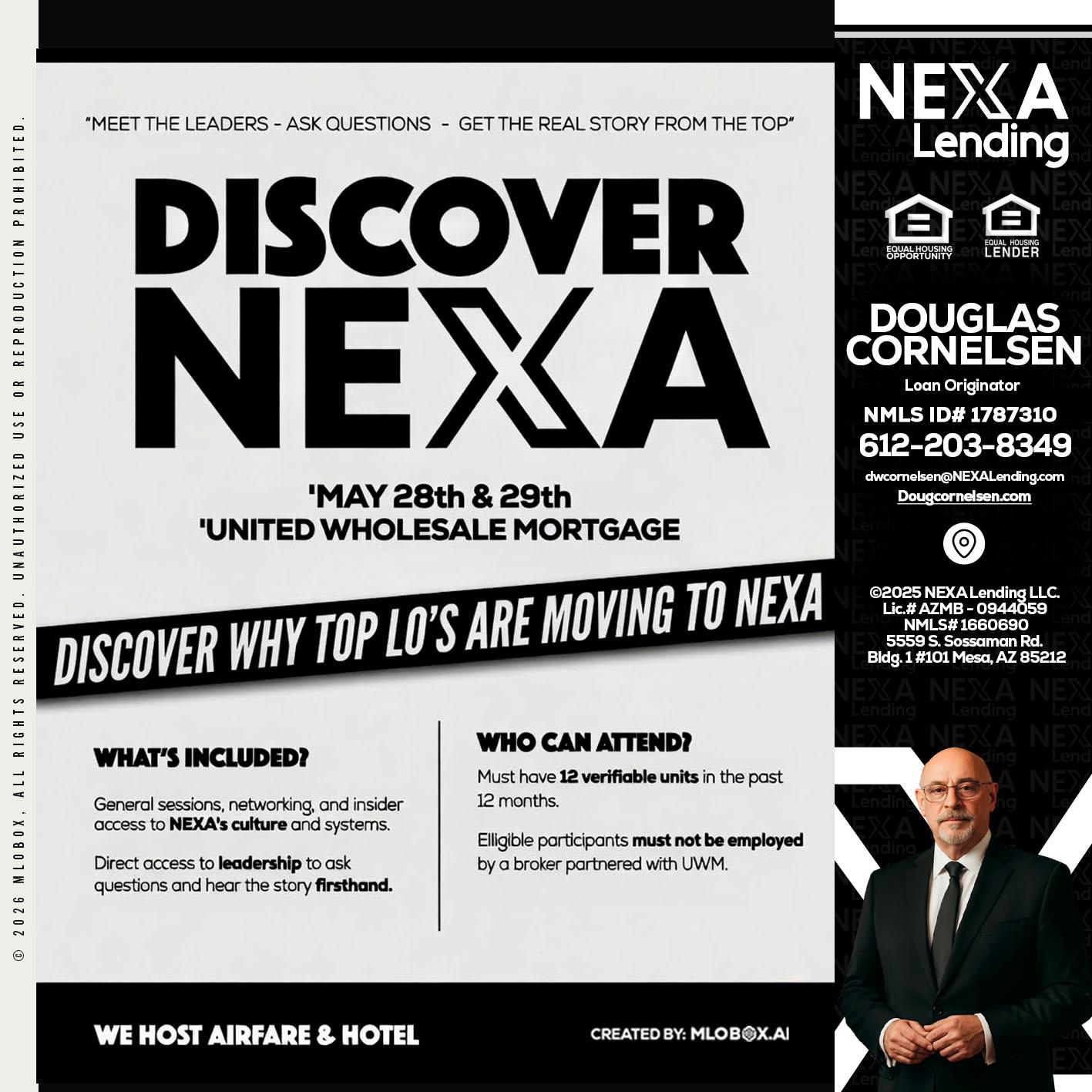 DISCOVER NEXA - Douglas Cornelsen -Loan Originator