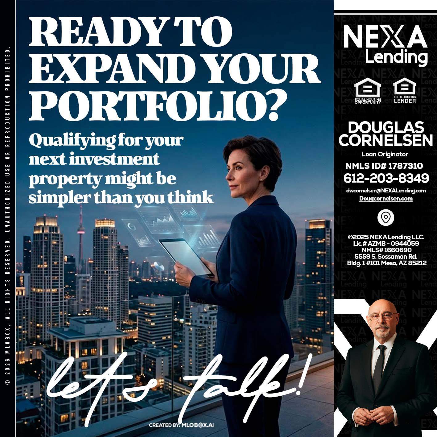 READY TO EXPAND - Douglas Cornelsen -Loan Originator