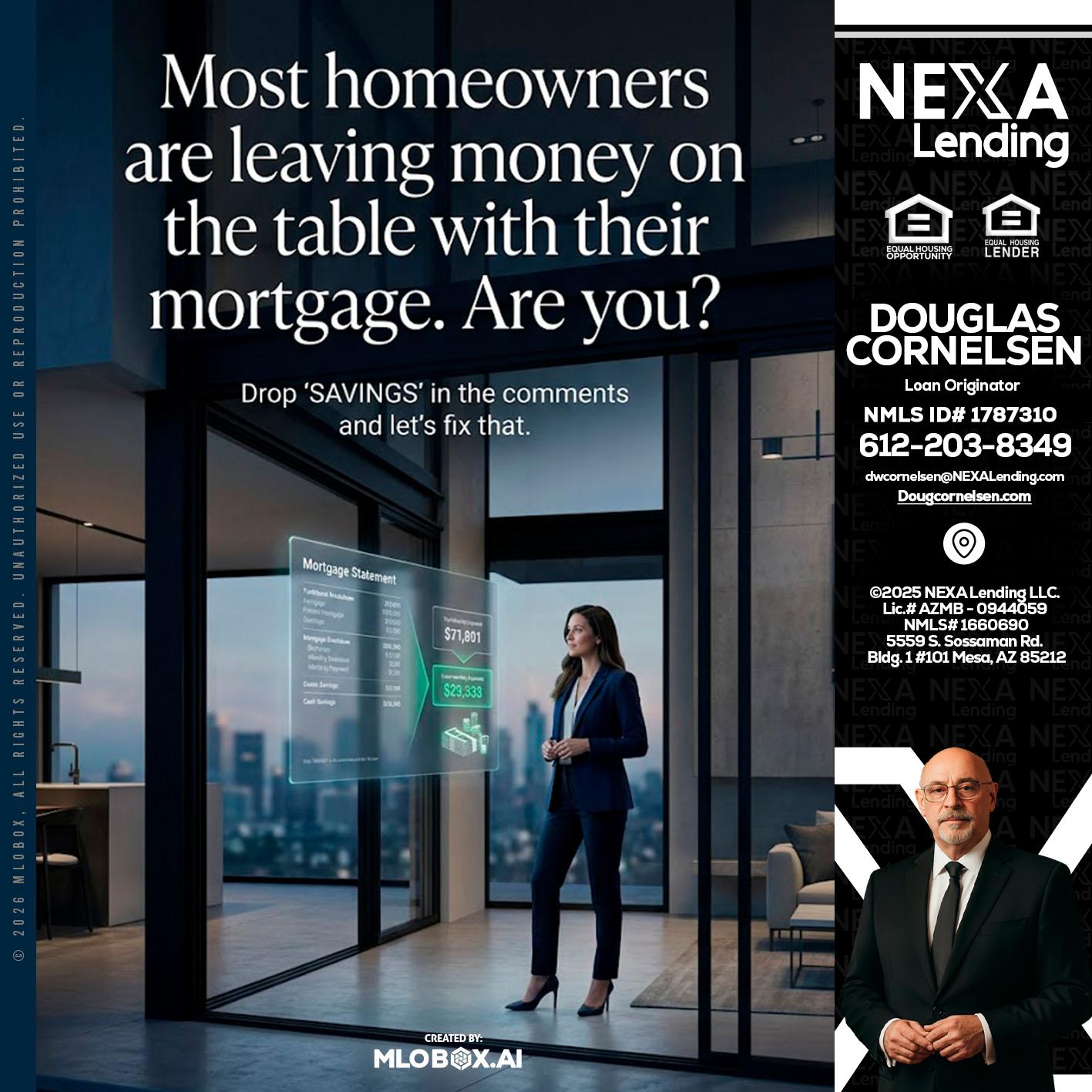 MOST OWNERS - Douglas Cornelsen -Loan Originator