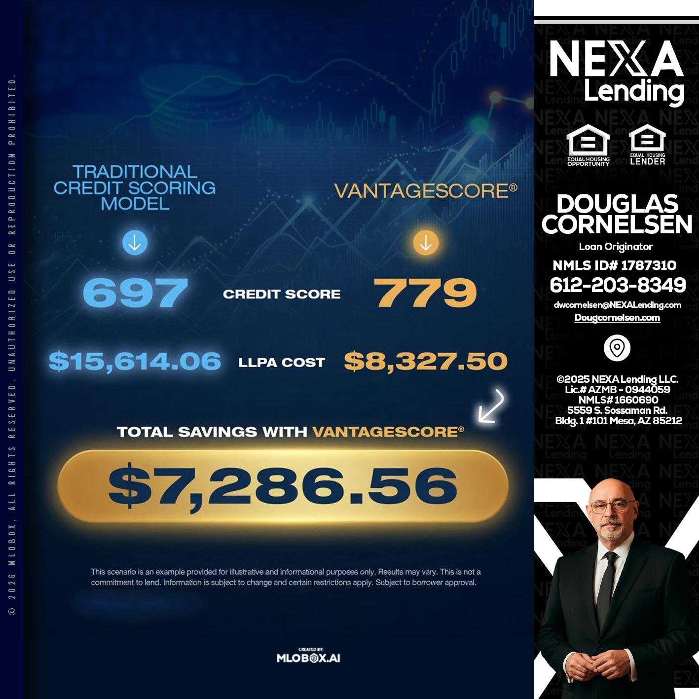 $7,286.56 - Douglas Cornelsen -Loan Originator