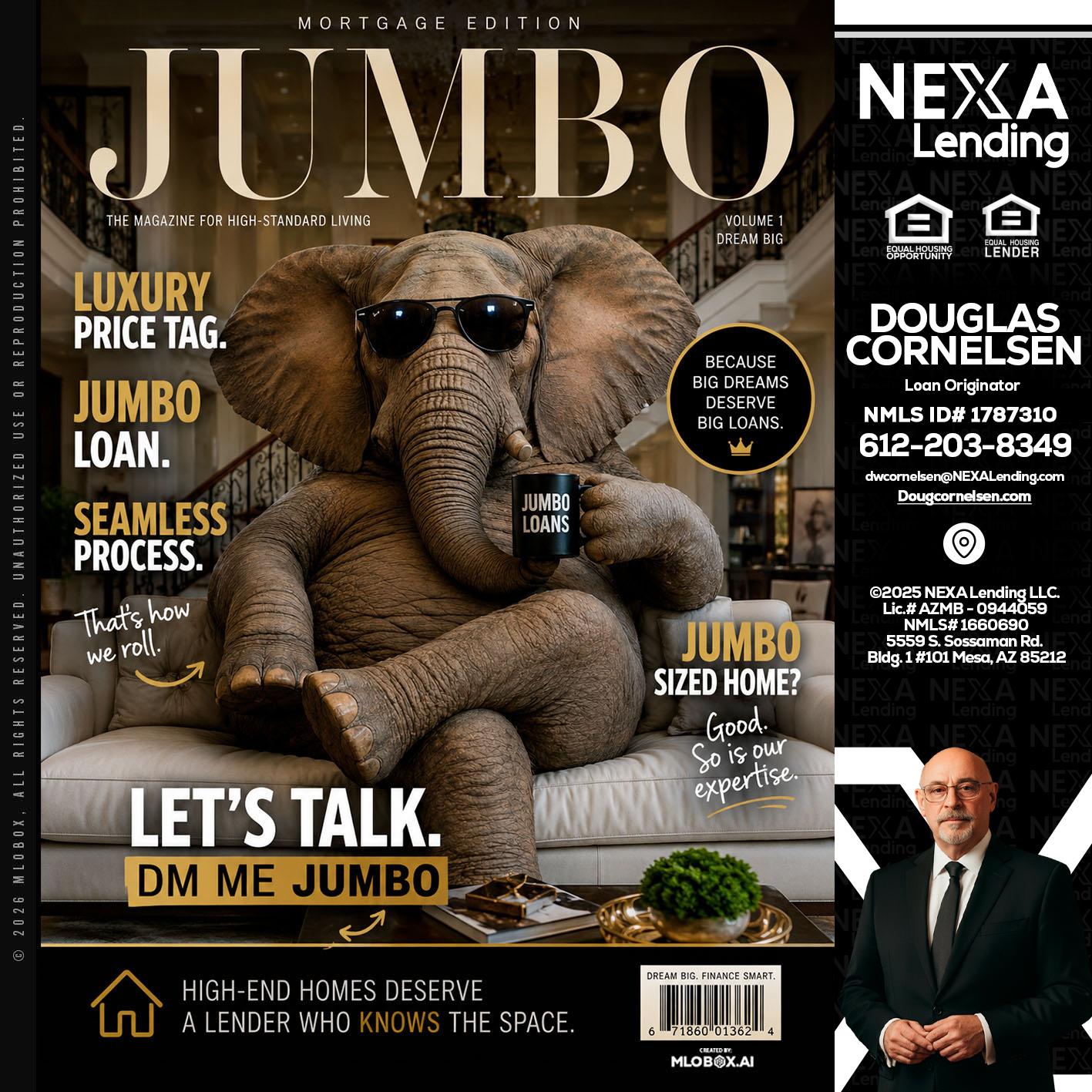 JUMBO LOANS - Douglas Cornelsen -Loan Originator