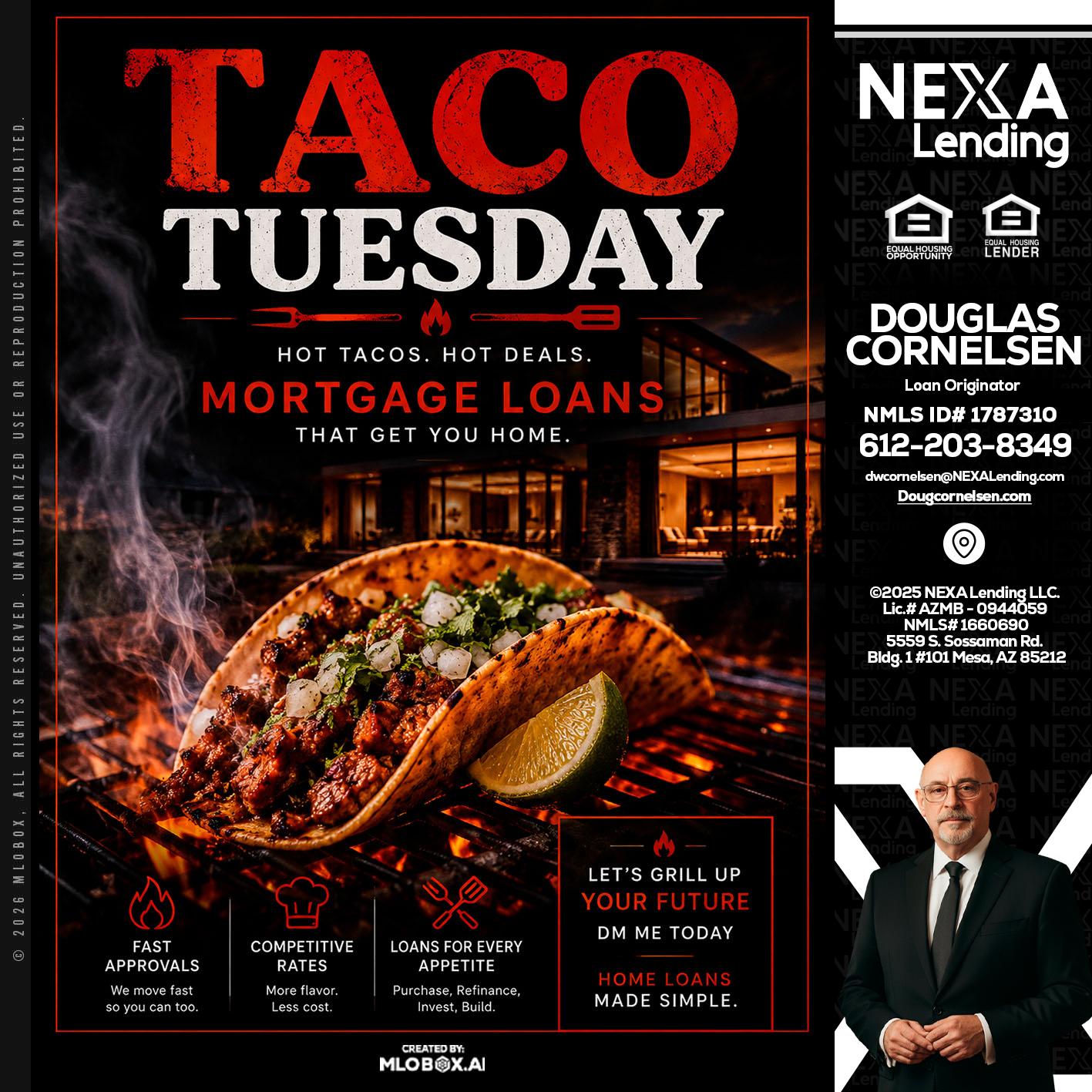 TACO TUESDAY - Douglas Cornelsen -Loan Originator