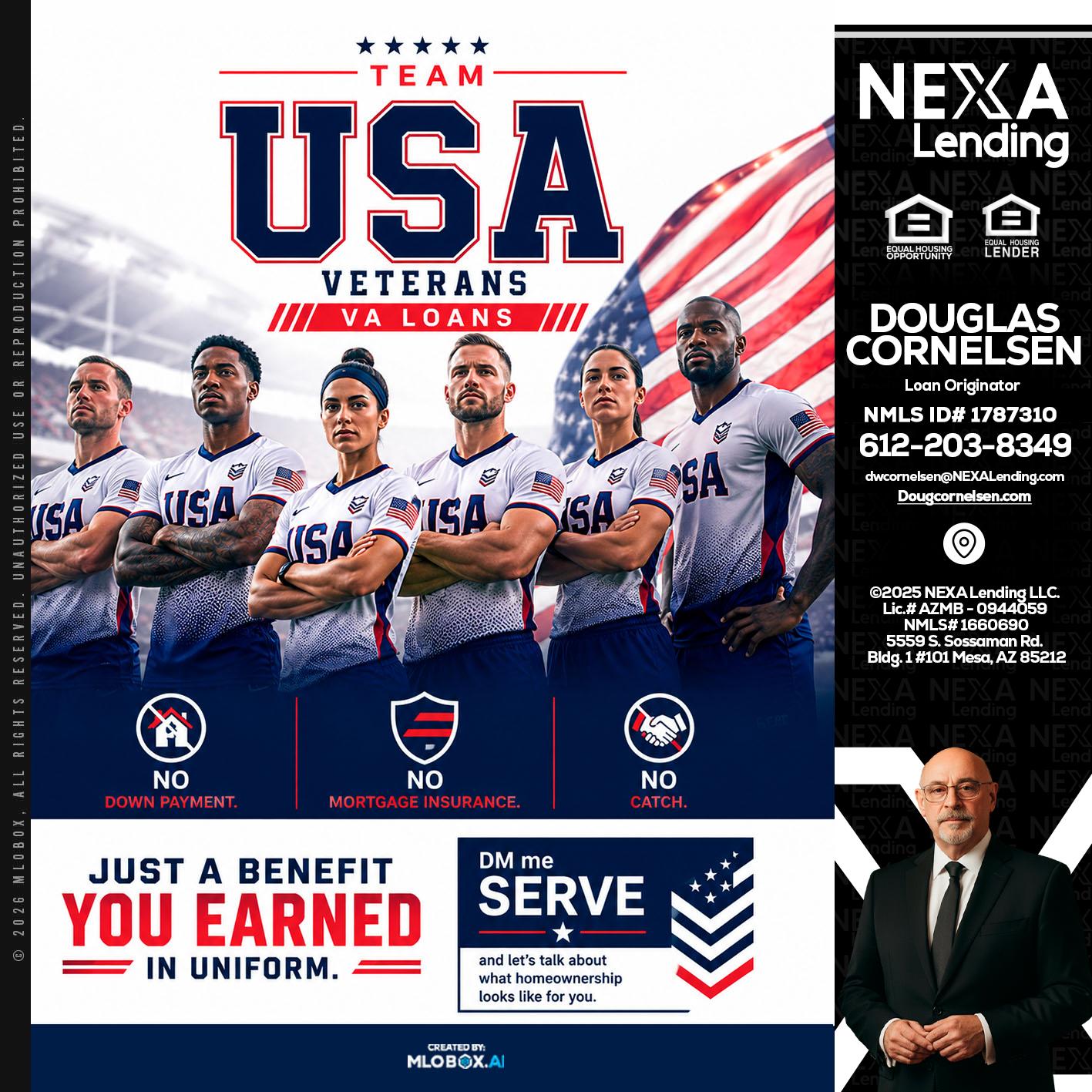 USA TEAM - Douglas Cornelsen -Loan Originator