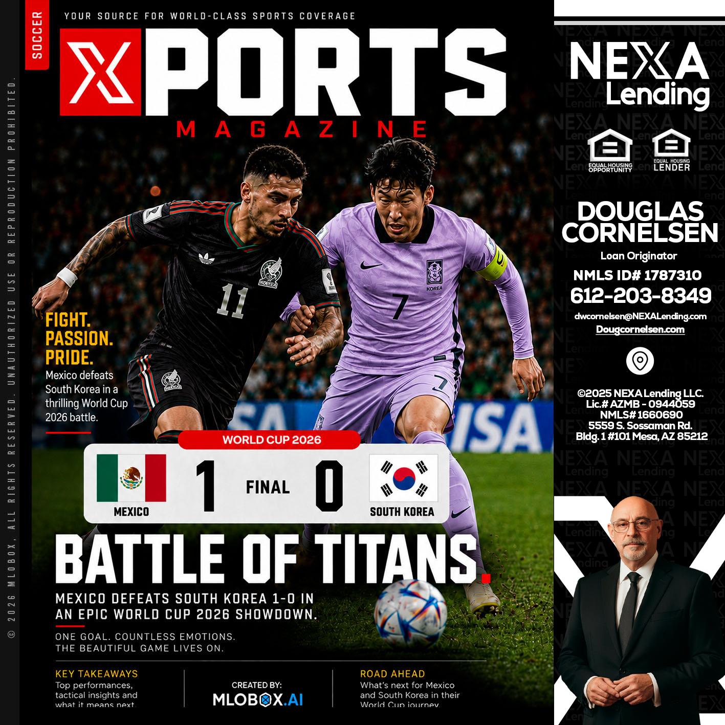 XPORTS MAGAZINE - Douglas Cornelsen -Loan Originator