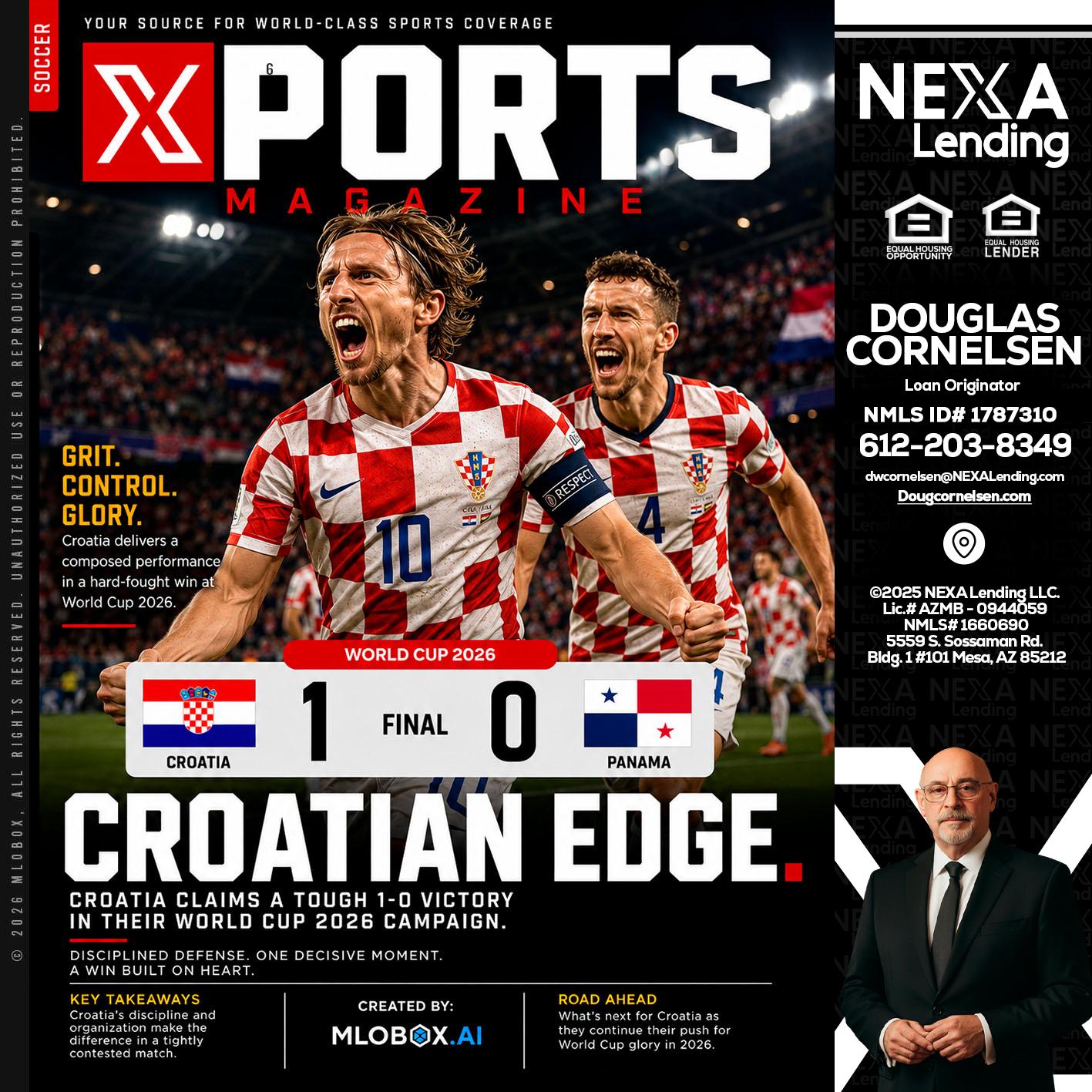 CROATIA 1-0 PANAMA - Douglas Cornelsen -Loan Originator