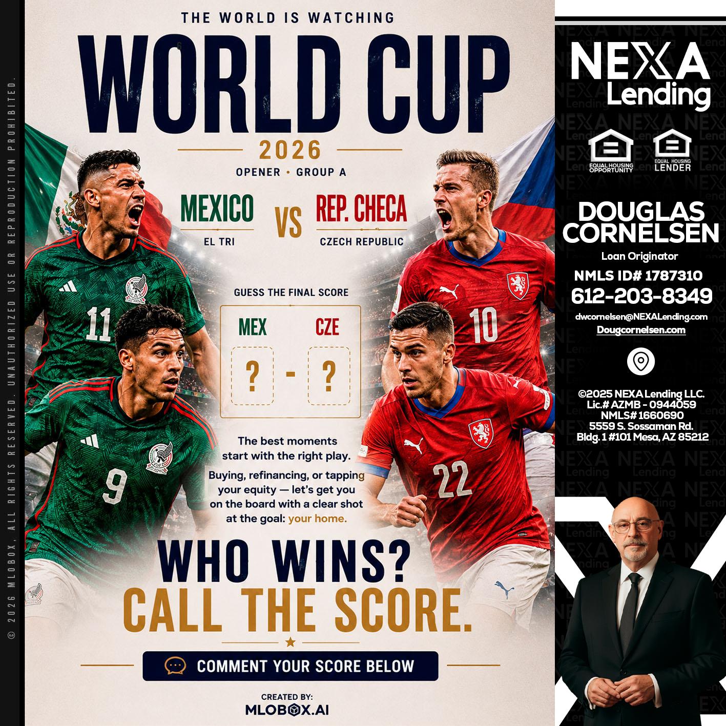 WORLD CUP 2026 - Douglas Cornelsen -Loan Originator