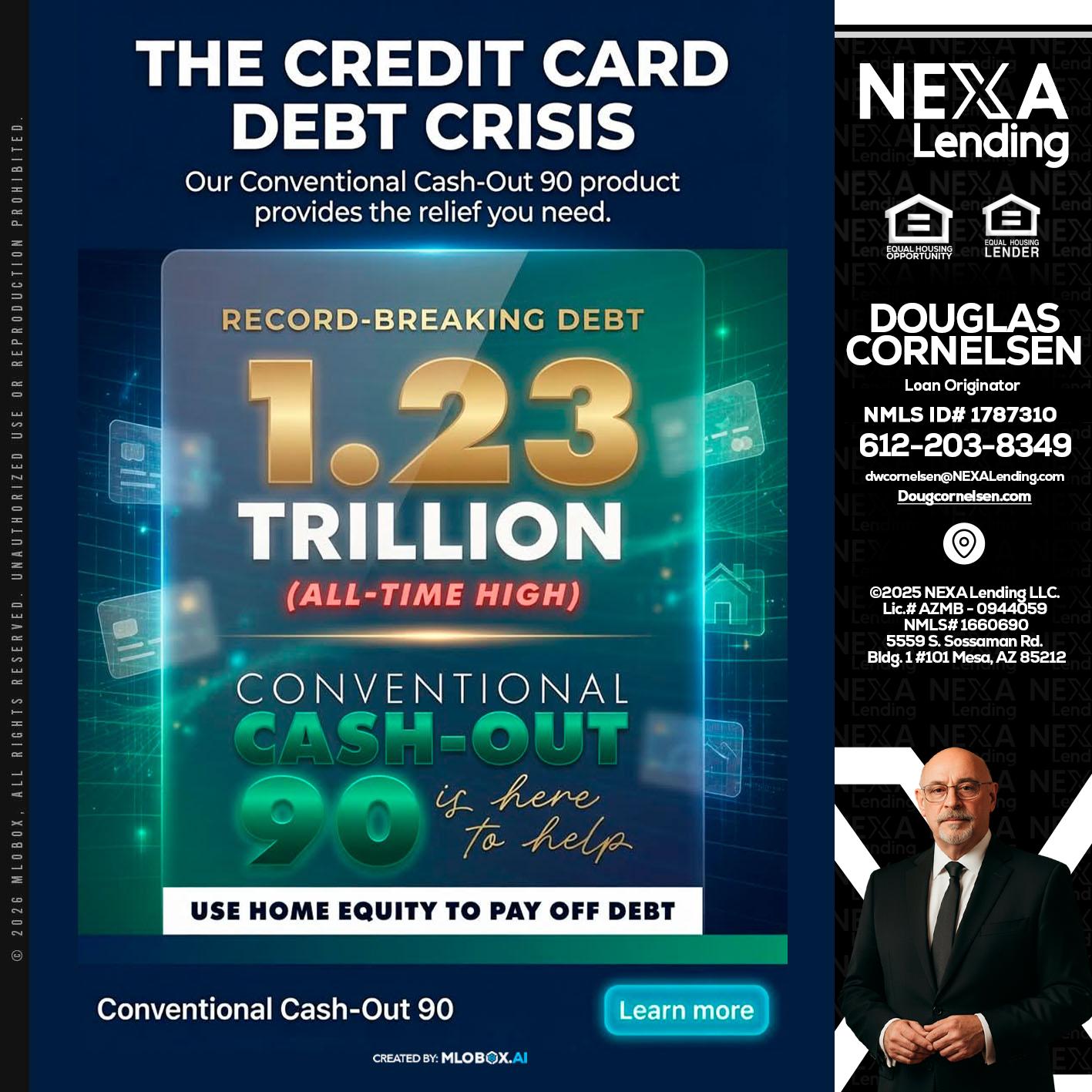 THE CREDIT CARD - Douglas Cornelsen -Loan Originator