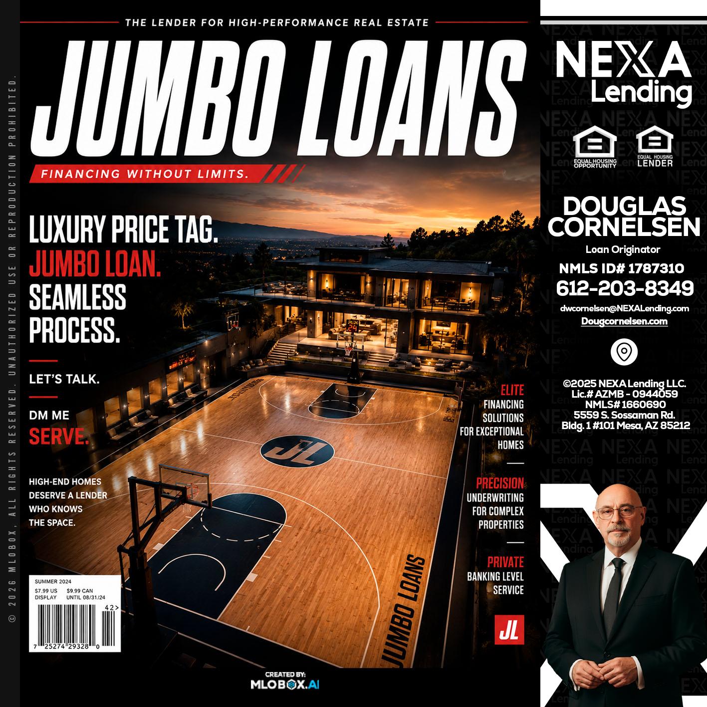 JUMBO LOANS - Douglas Cornelsen -Loan Originator