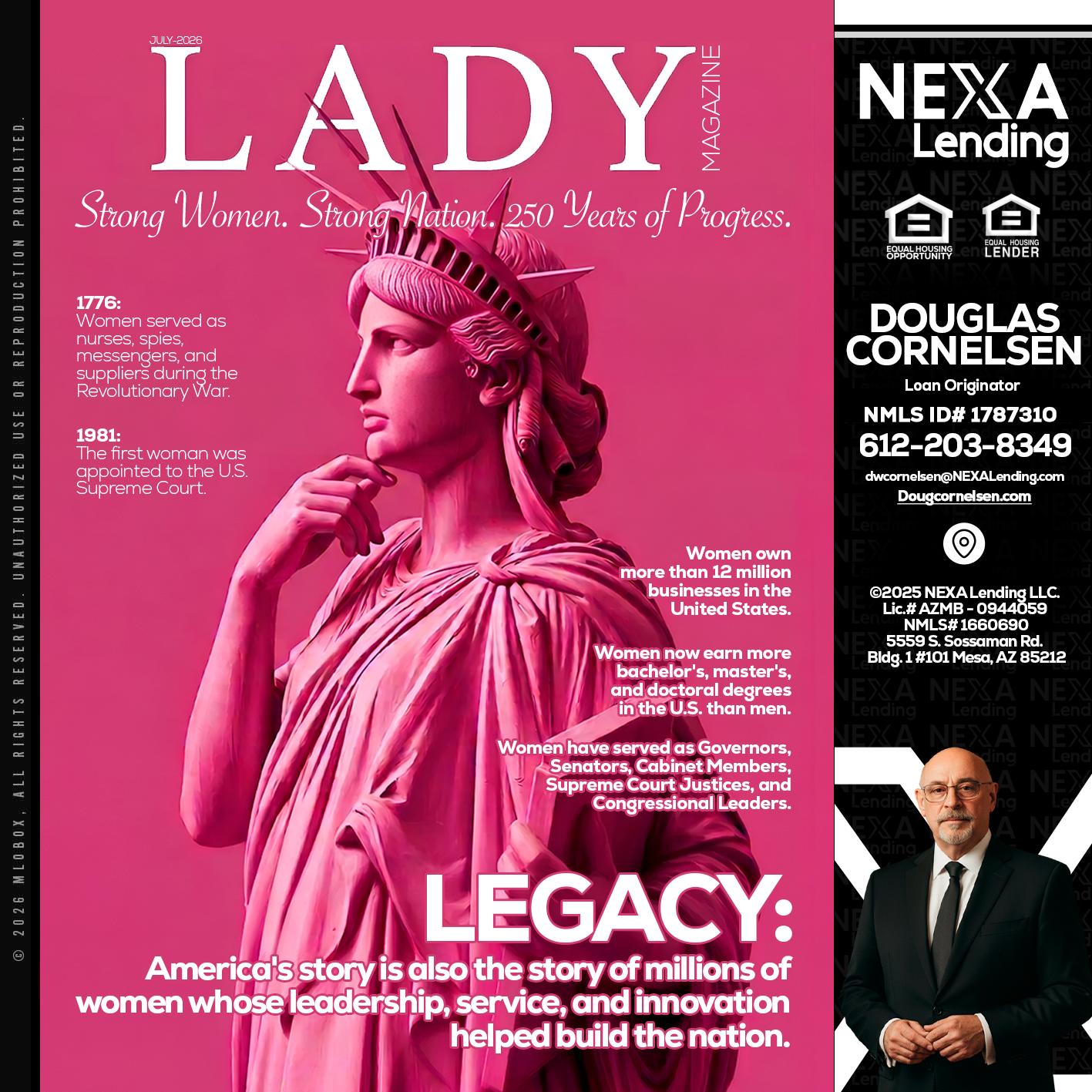 LADY LIBERTY! - Douglas Cornelsen -Loan Originator